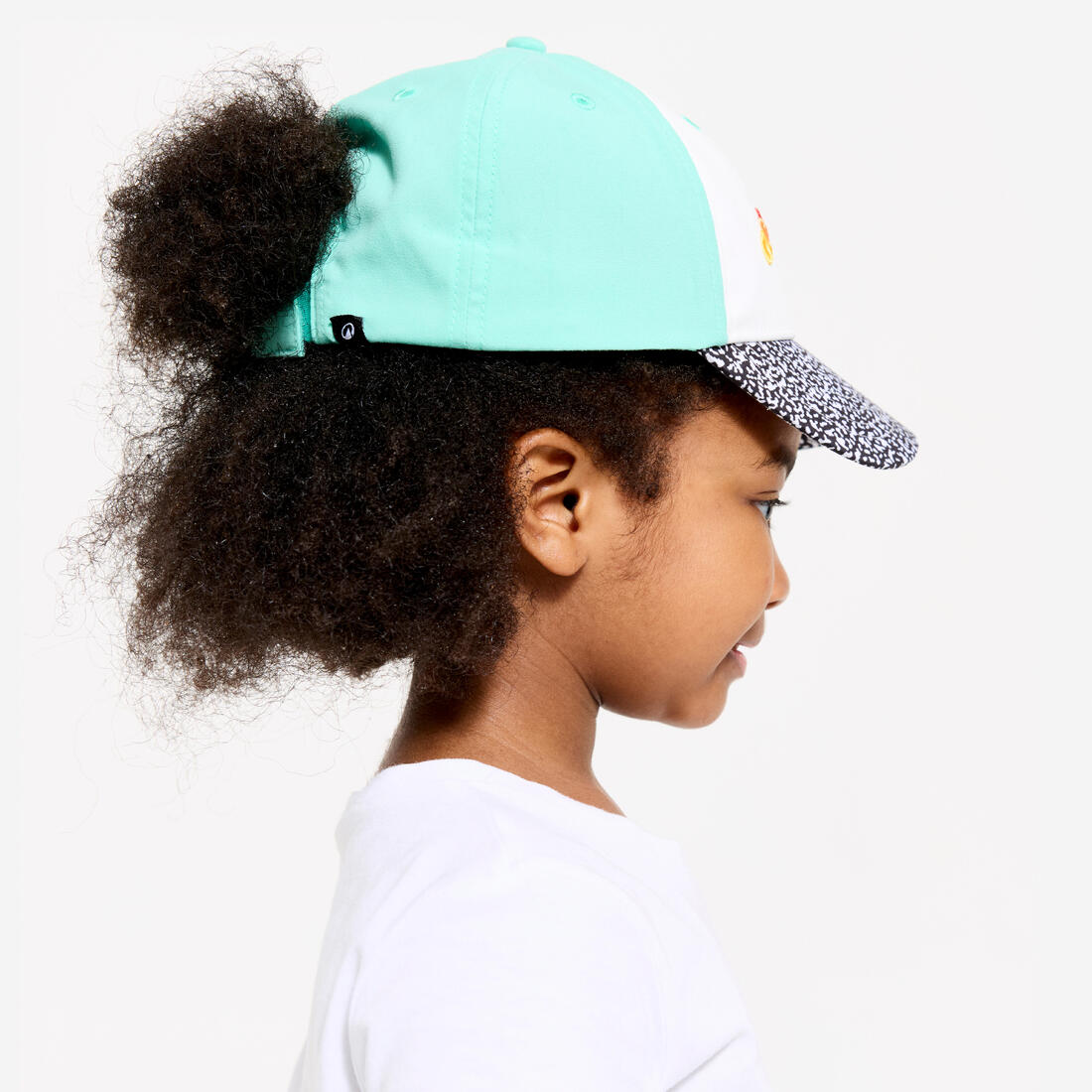 Casquette multisport ajustable bébé mixte, Rose blanc terracotta