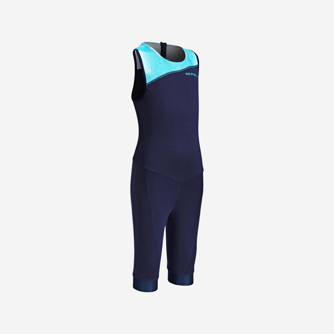 COMBINAISON TRIATHLON TRIFONCTION ENFANT GARÇON FILLE BLEUE MARINE/CIEL