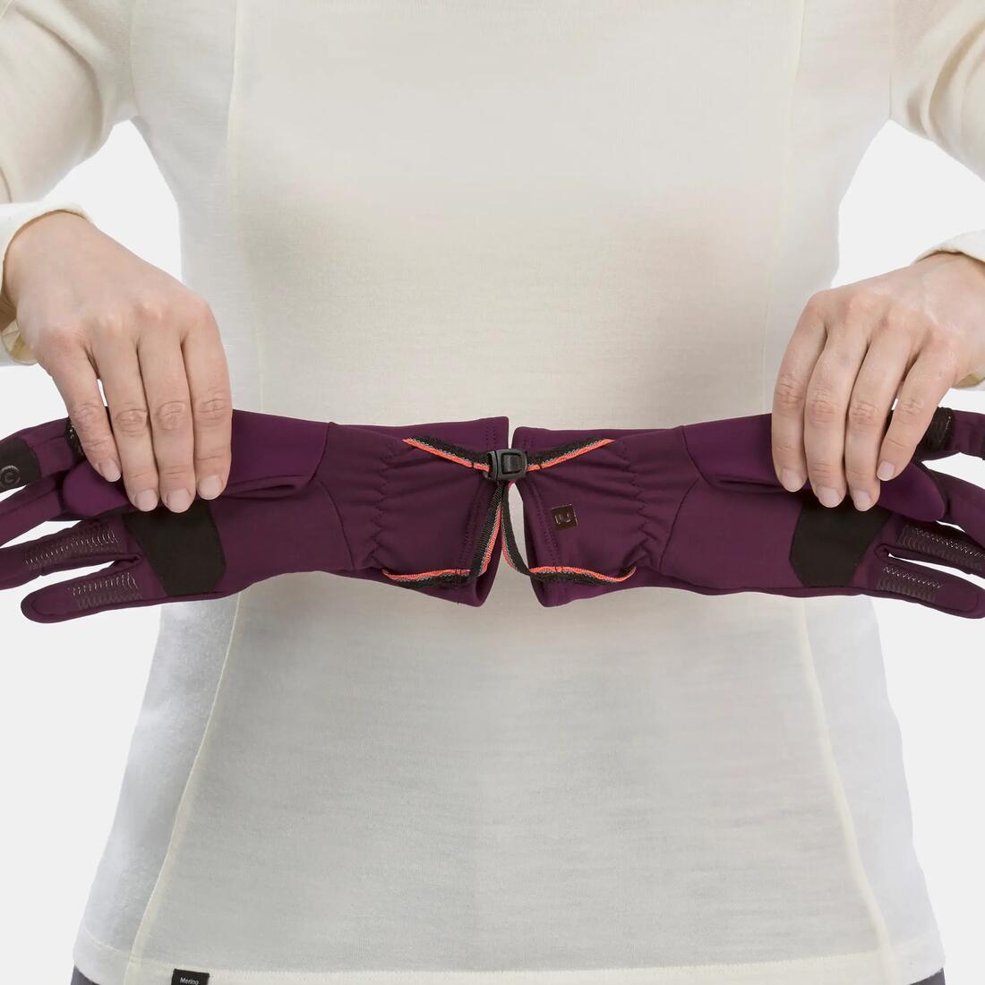 Gants tactiles et stretch de trekking adultes, MT500