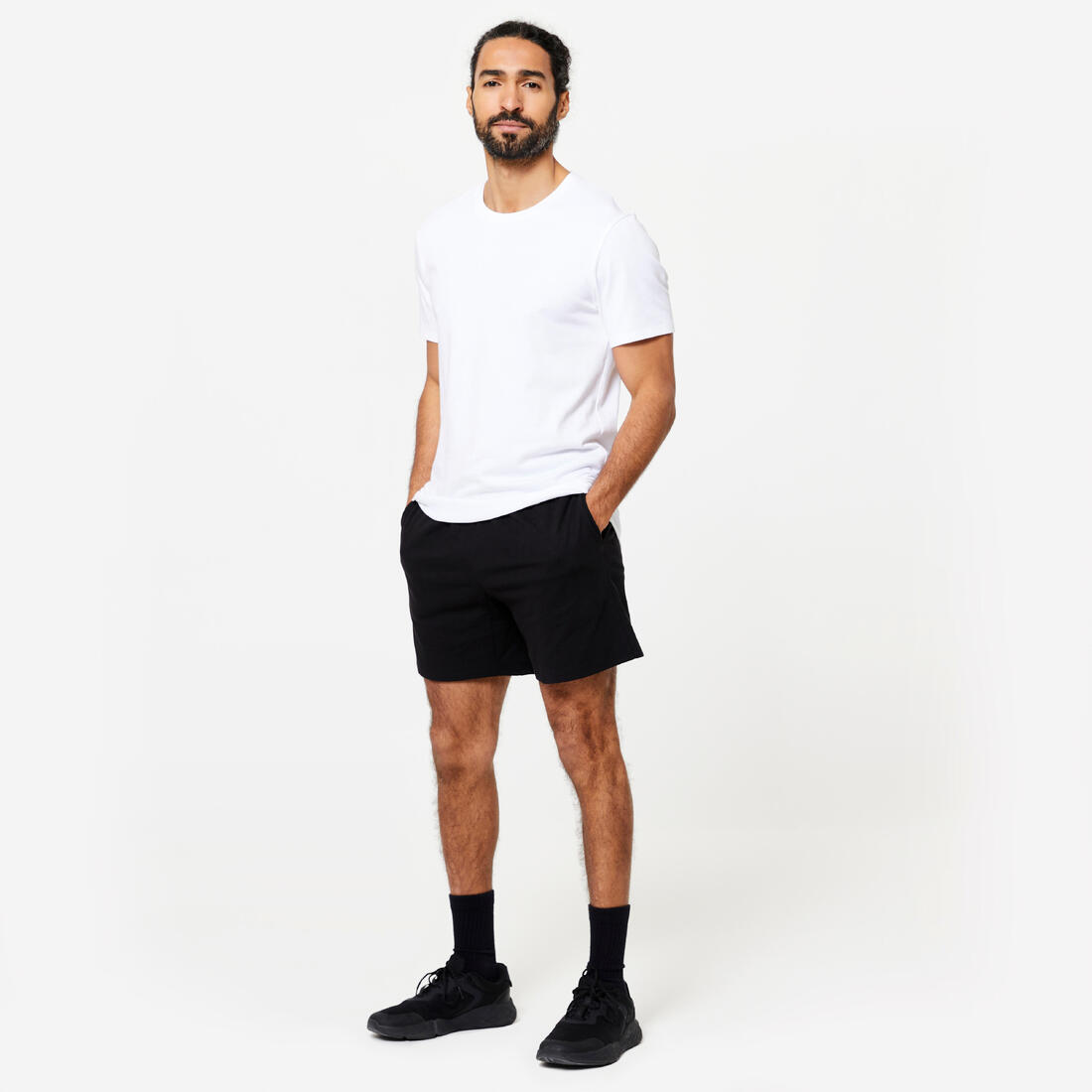 T-shirt fitness coton homme - 100 sportee