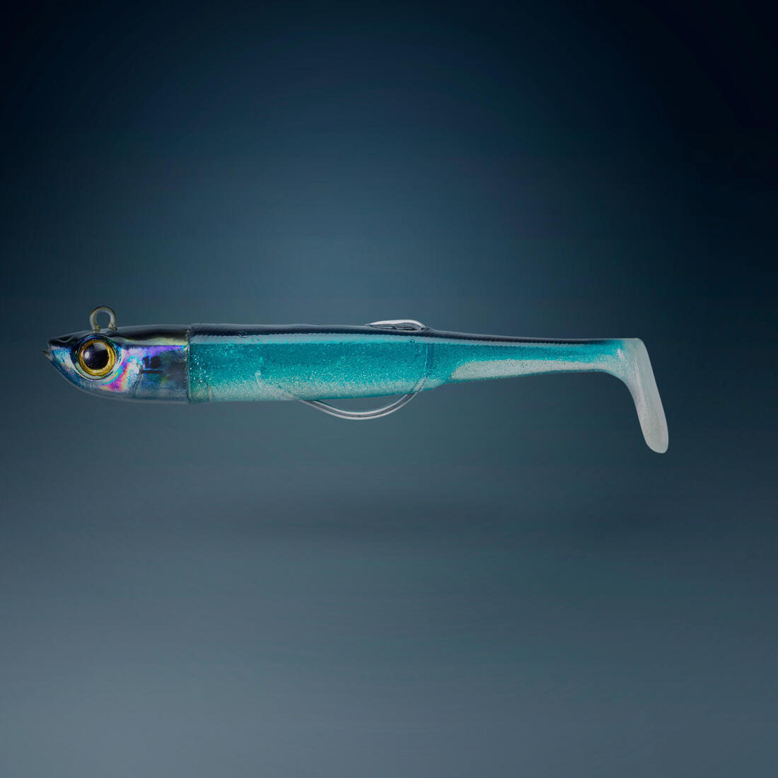 Combo leurres souples shad texan anchois ancho 90 12g ayu en mer