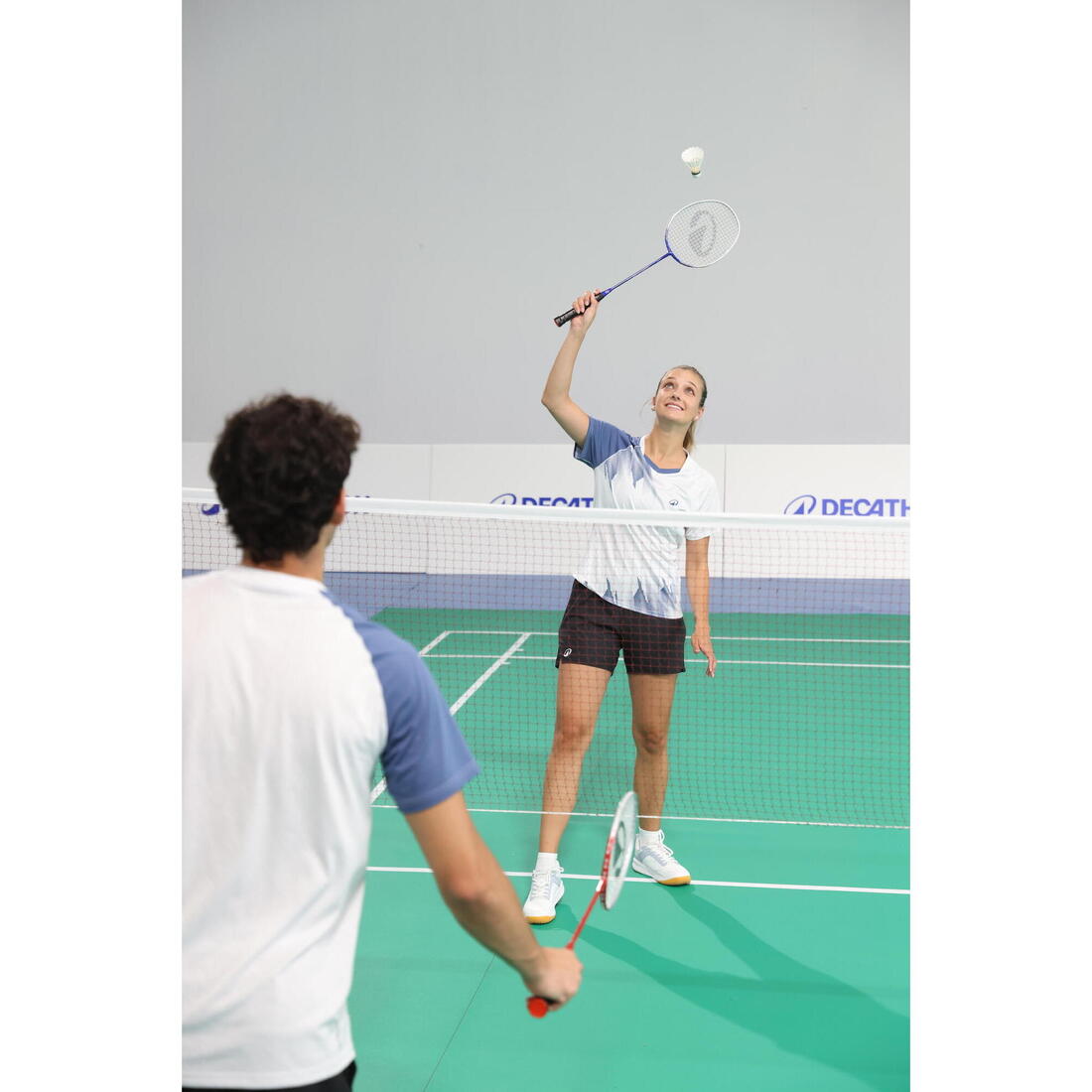 Lot Raquette De Badminton Adulte BR 190 Partner - Bleu/Rouge