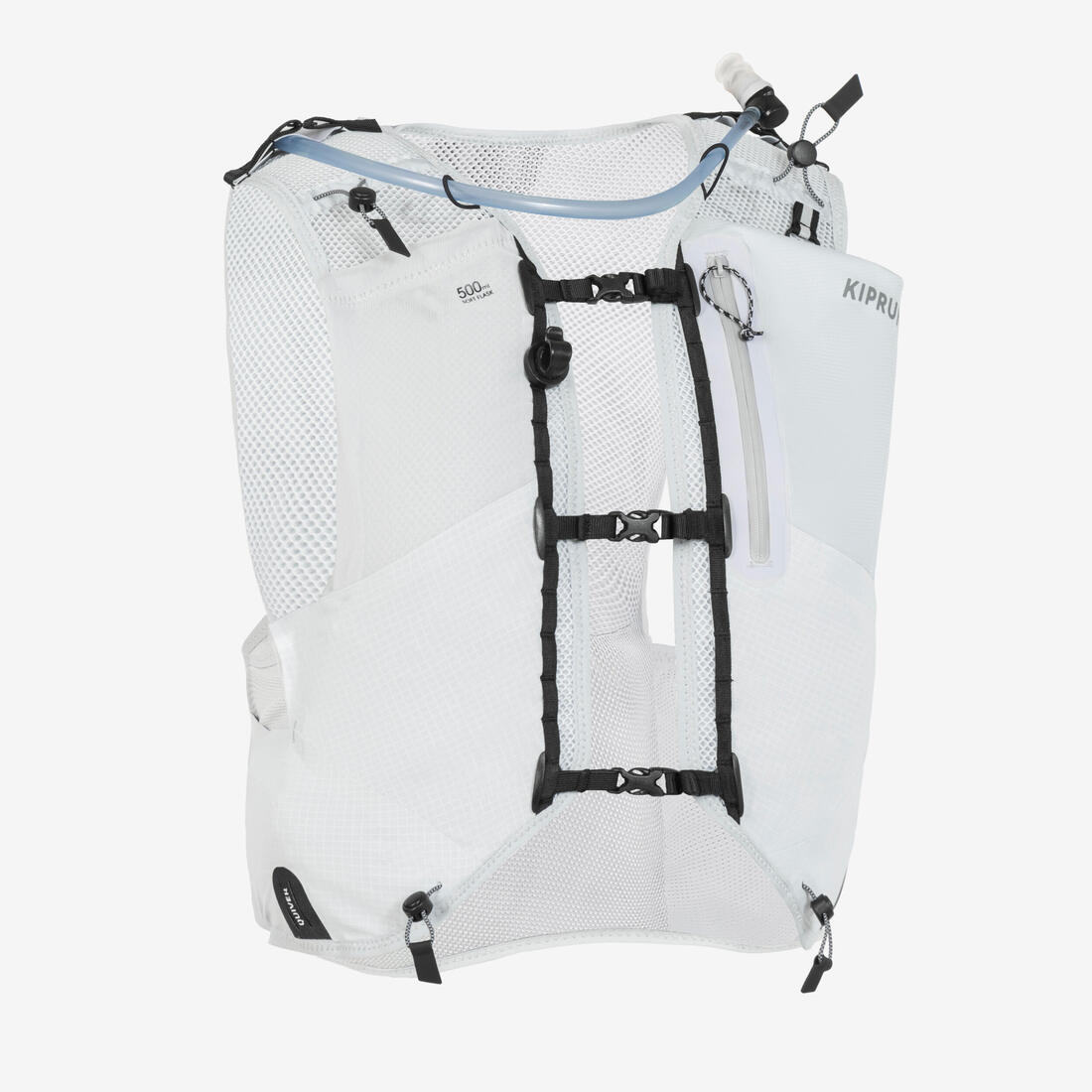 Sac trail running 10l mixte noir - vendu avec poche à eau 1l