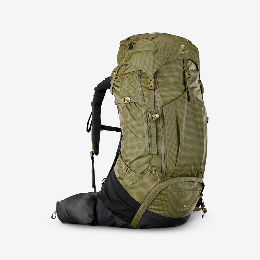 Sac à dos de trekking homme 60+10l - mt500 air
