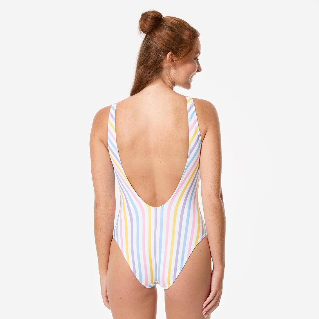 Maillot de bain une pièce rayé femme, Aurely