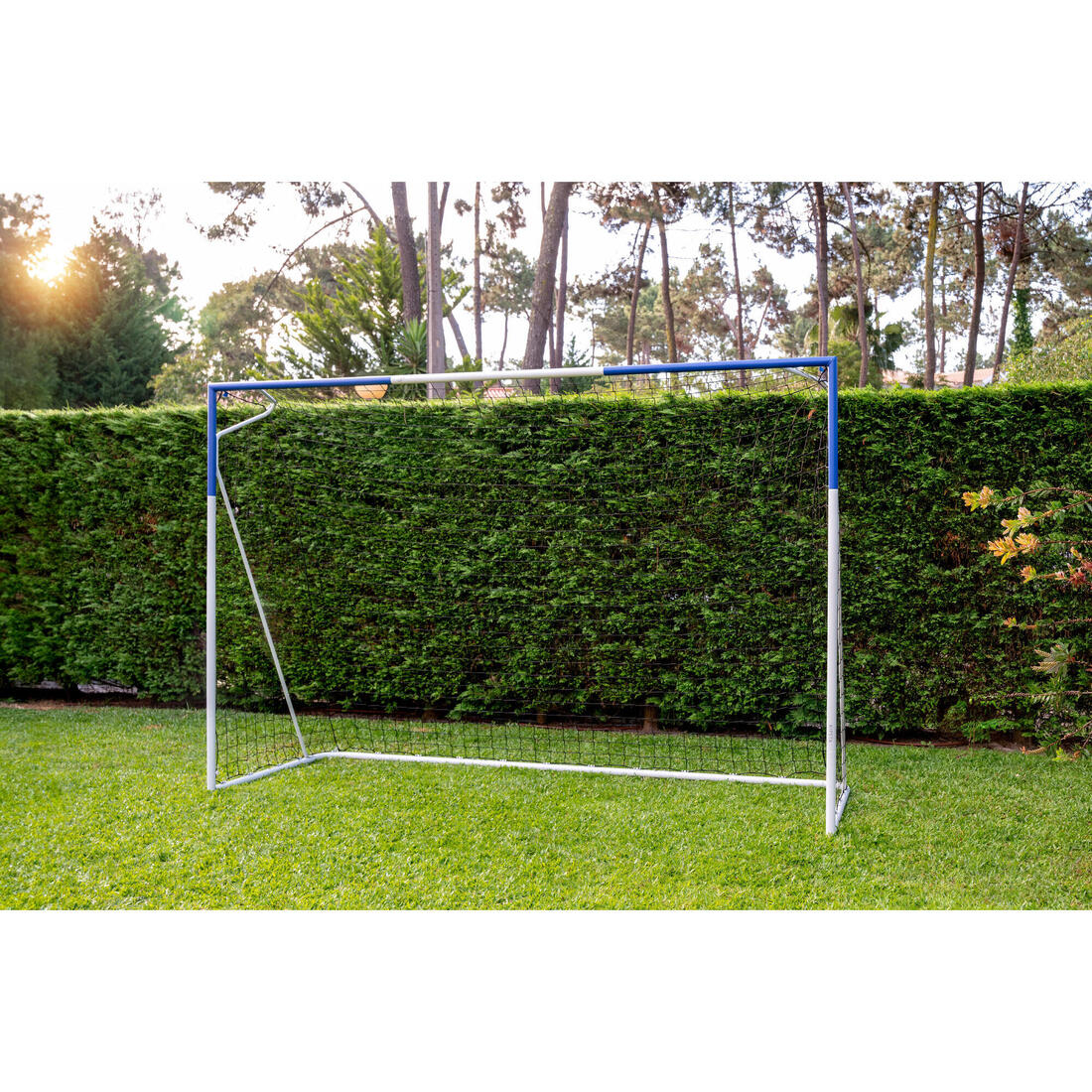 But de football Classique L (300 cm x 200 cm) blanc - Garantie 5 ans