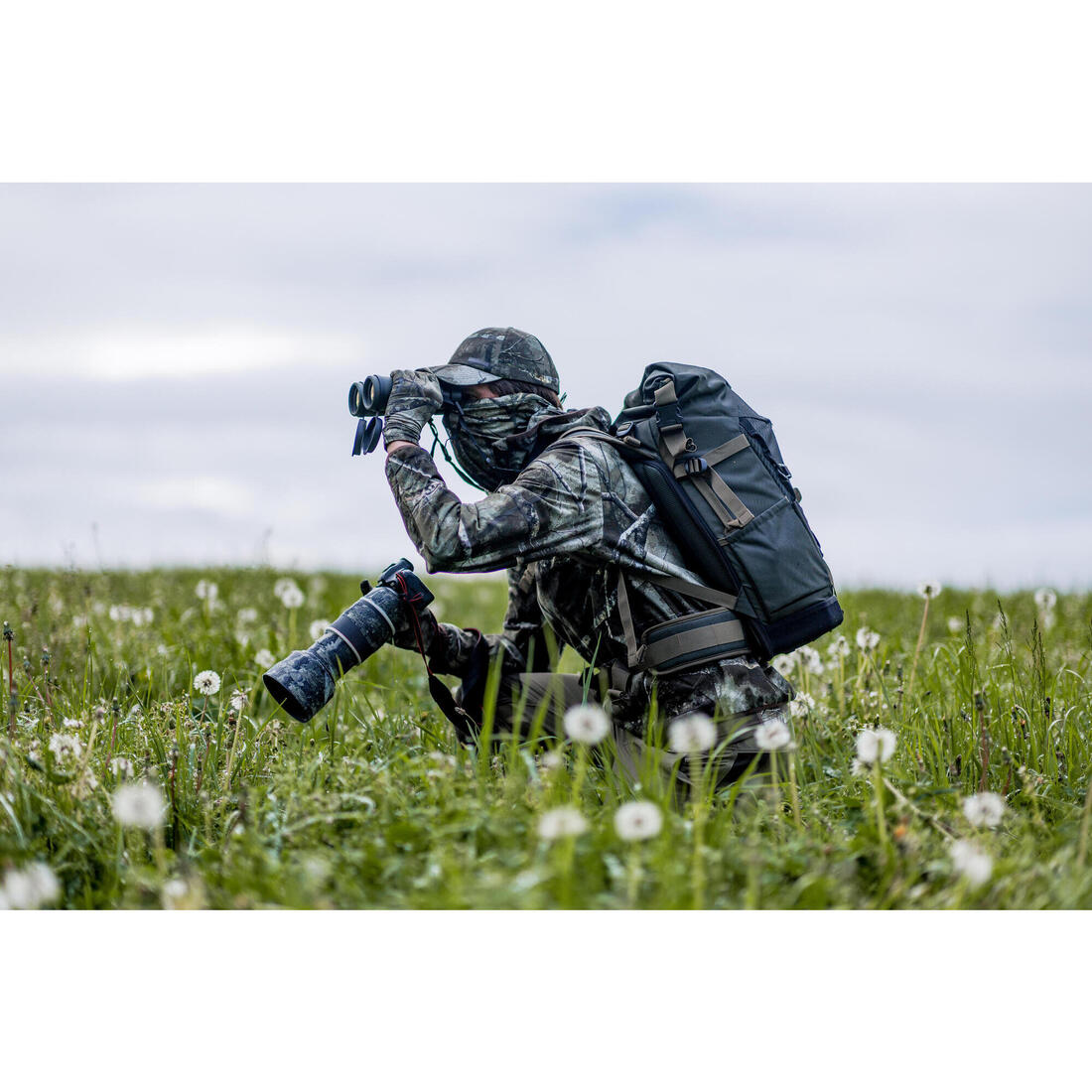 Jumelles chasse kaki étanches 900 10x42
