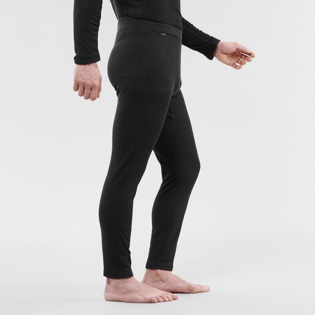 Sous-vêtement pantalon thermique de Ski Homme - BL 100 - Noir