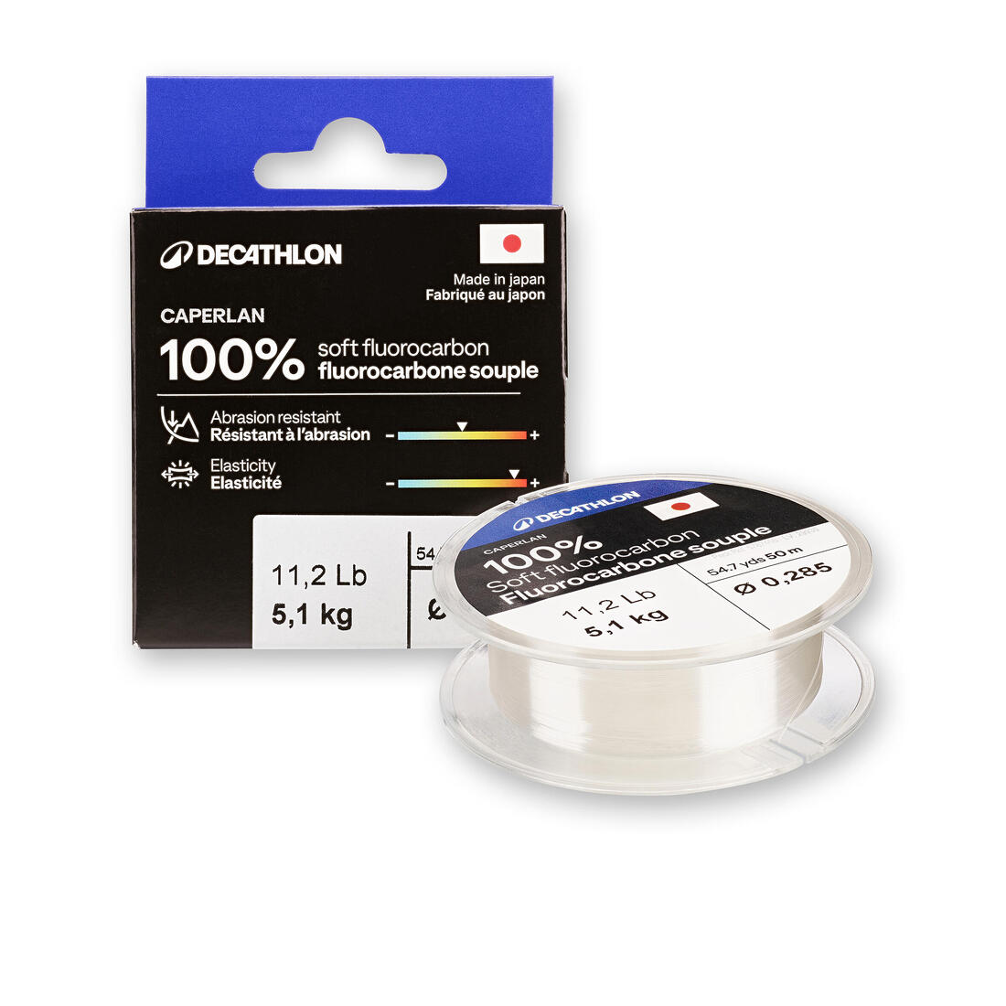 Fil de pêche Fluorocarbone 100% Soft