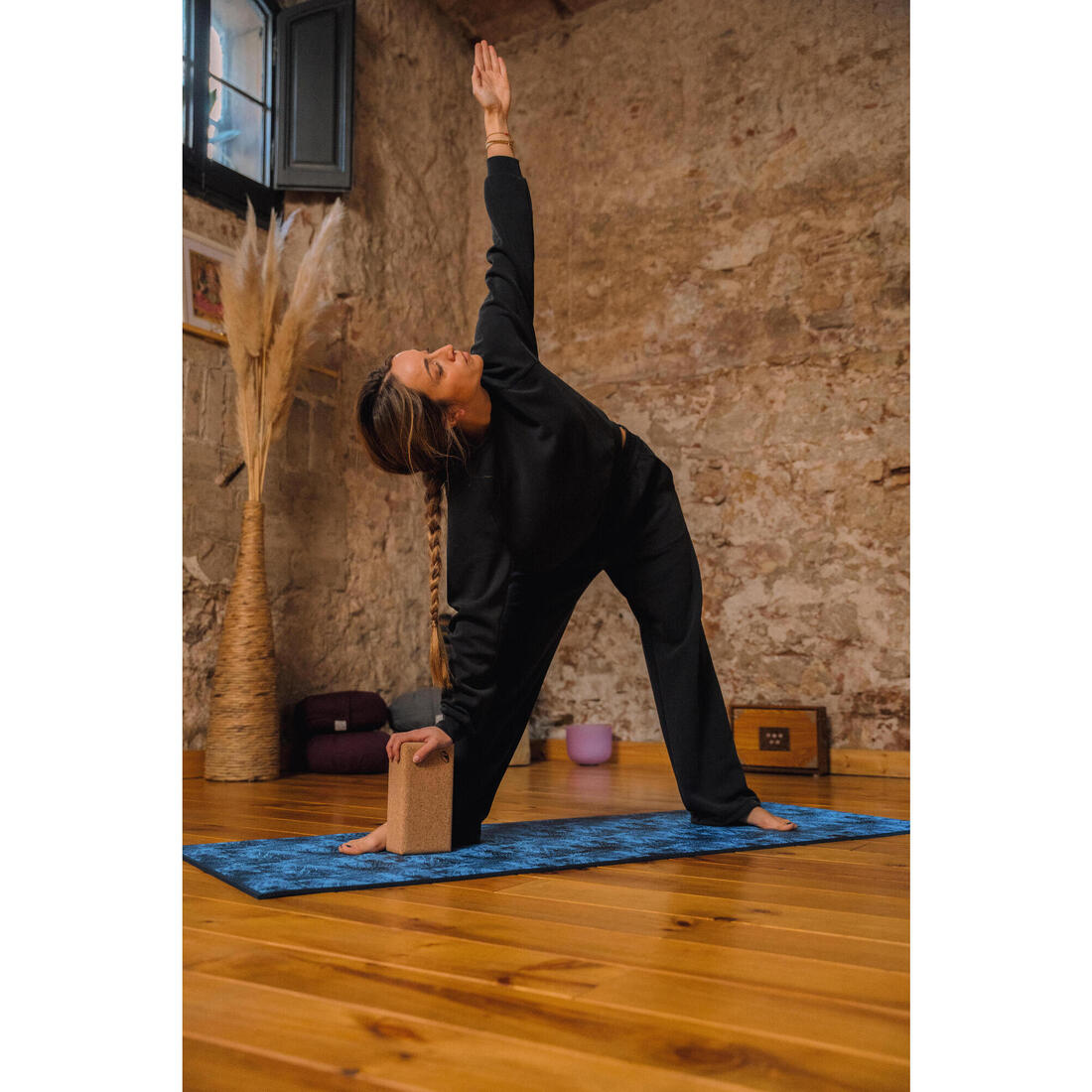 Tapis de yoga doux adhérence et confort 8 mm