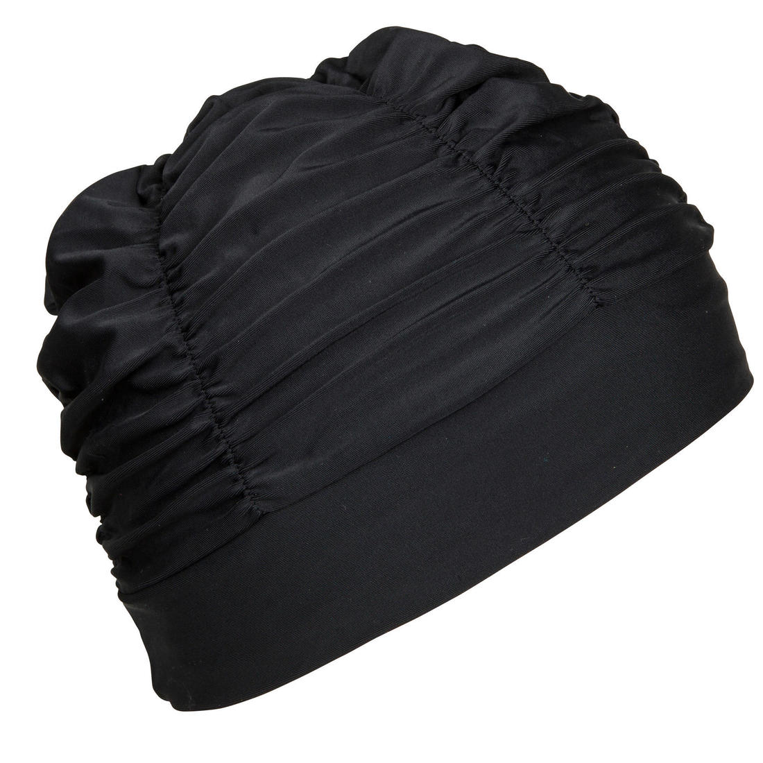 Bonnet de bain volume en maille - extensible - taille unique - noir