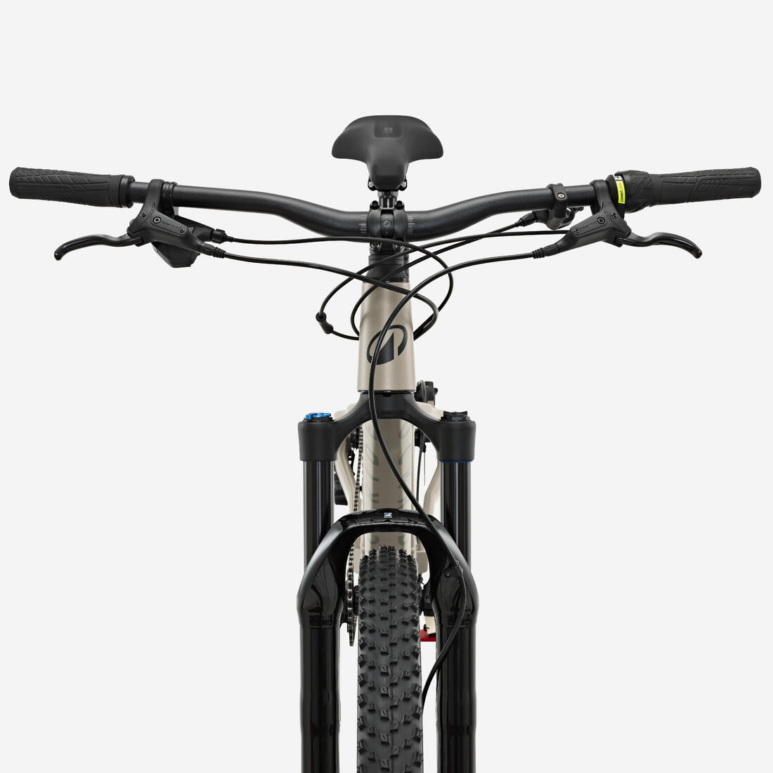 Vélo VTT randonnée tout suspendu 29" cadre aluminium, EXPL 140 S beige