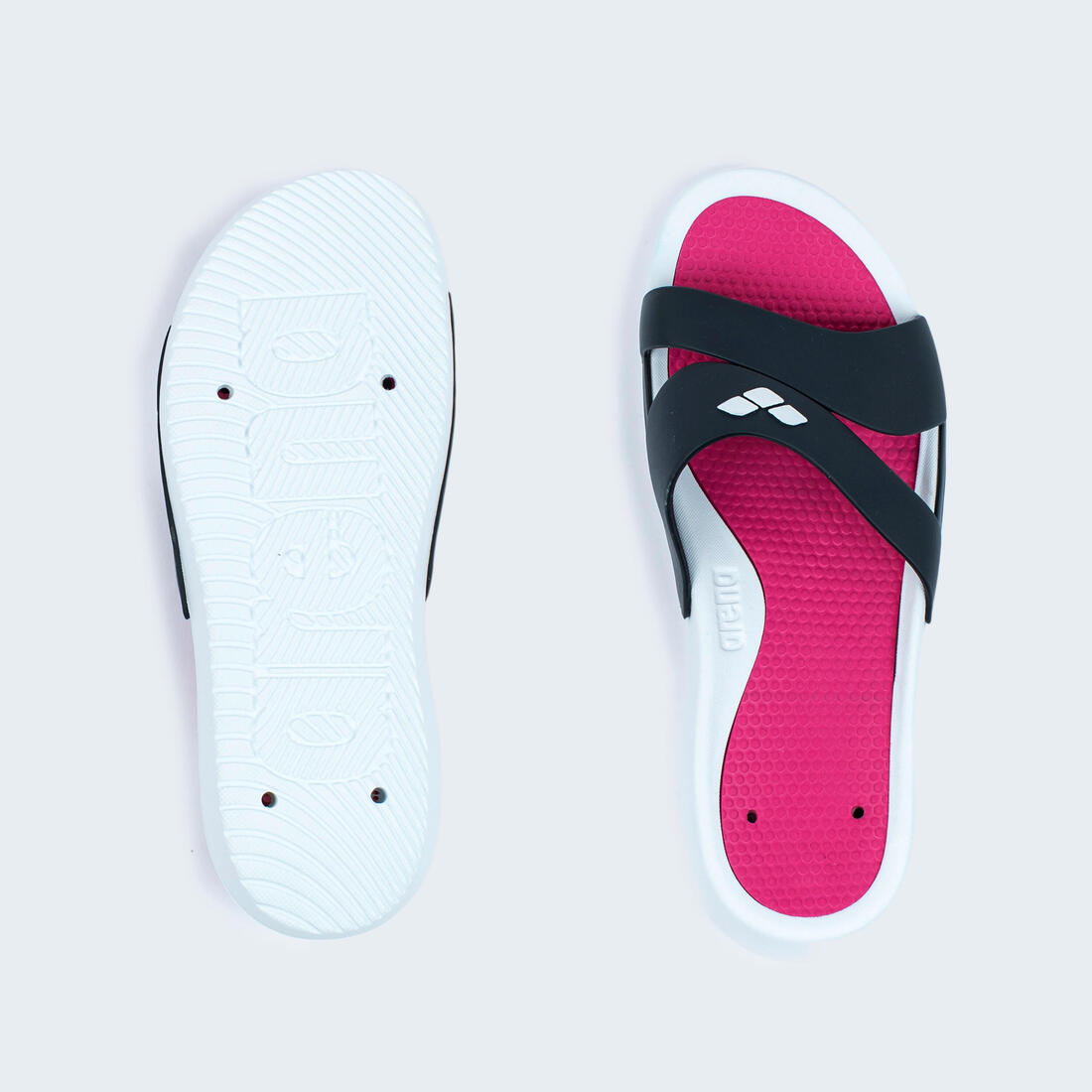 Sandale Claquette ARENA NINA Blanc Rose
