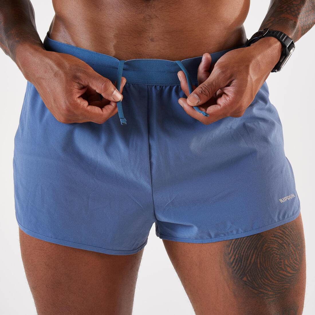 Short de running homme - Kiprun run 500 confort split