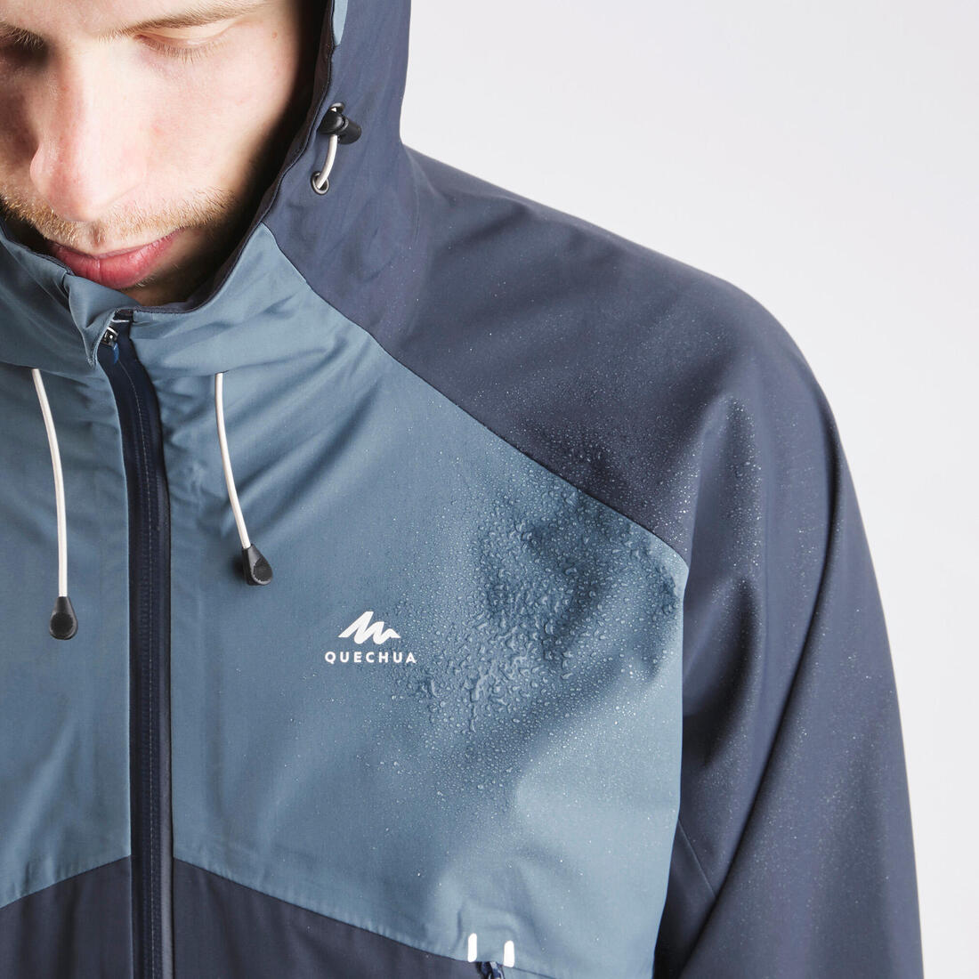Veste légère imperméable de randonnée - mh500 - homme