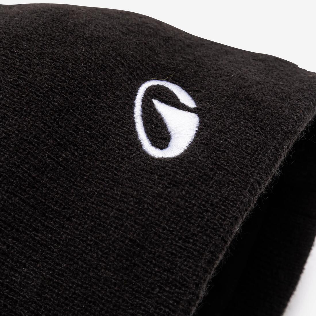 BONNET  FOOTBALL ENFANT KEEPWARM NOIR