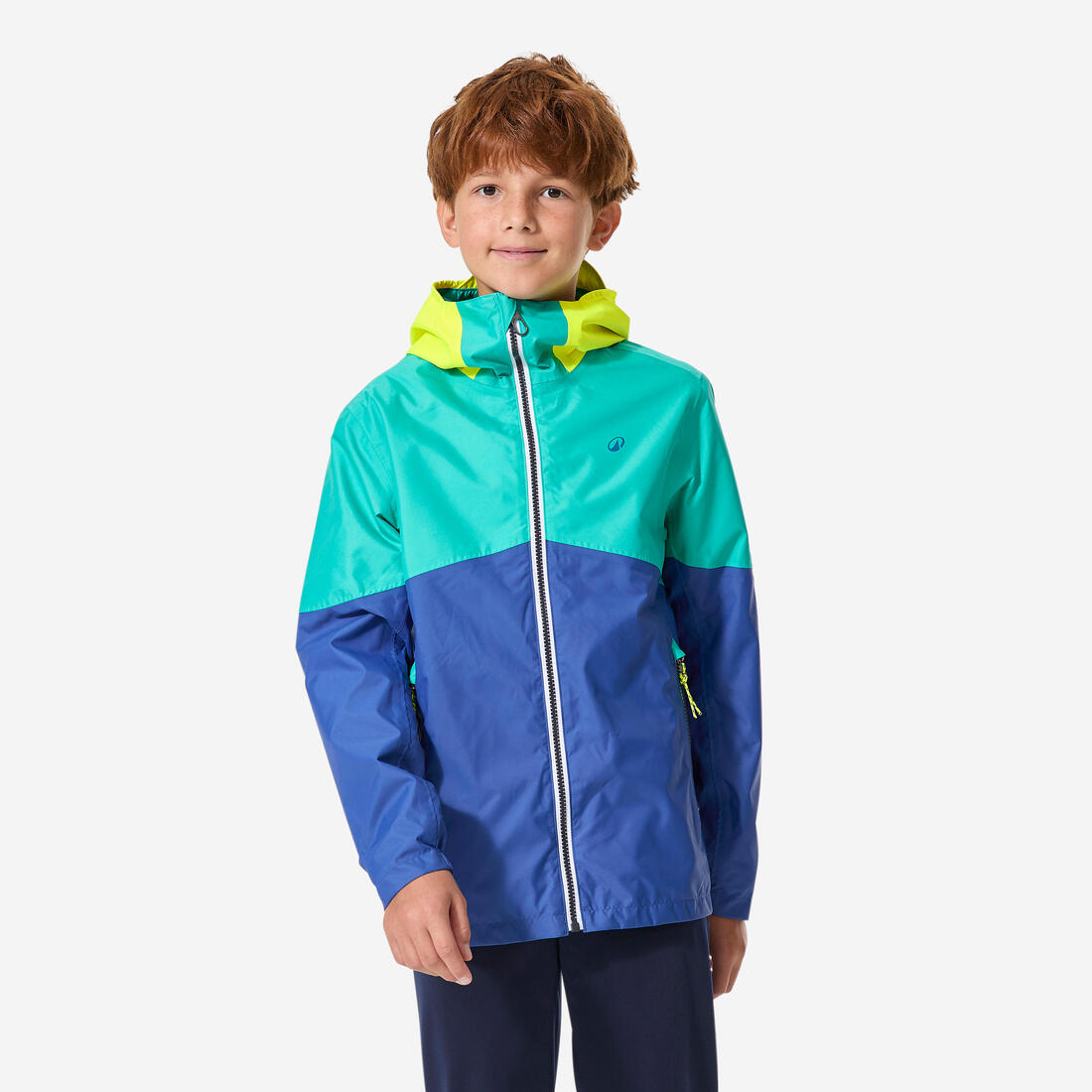 Veste imperméable et coupe vent de voile enfant, 100 navy