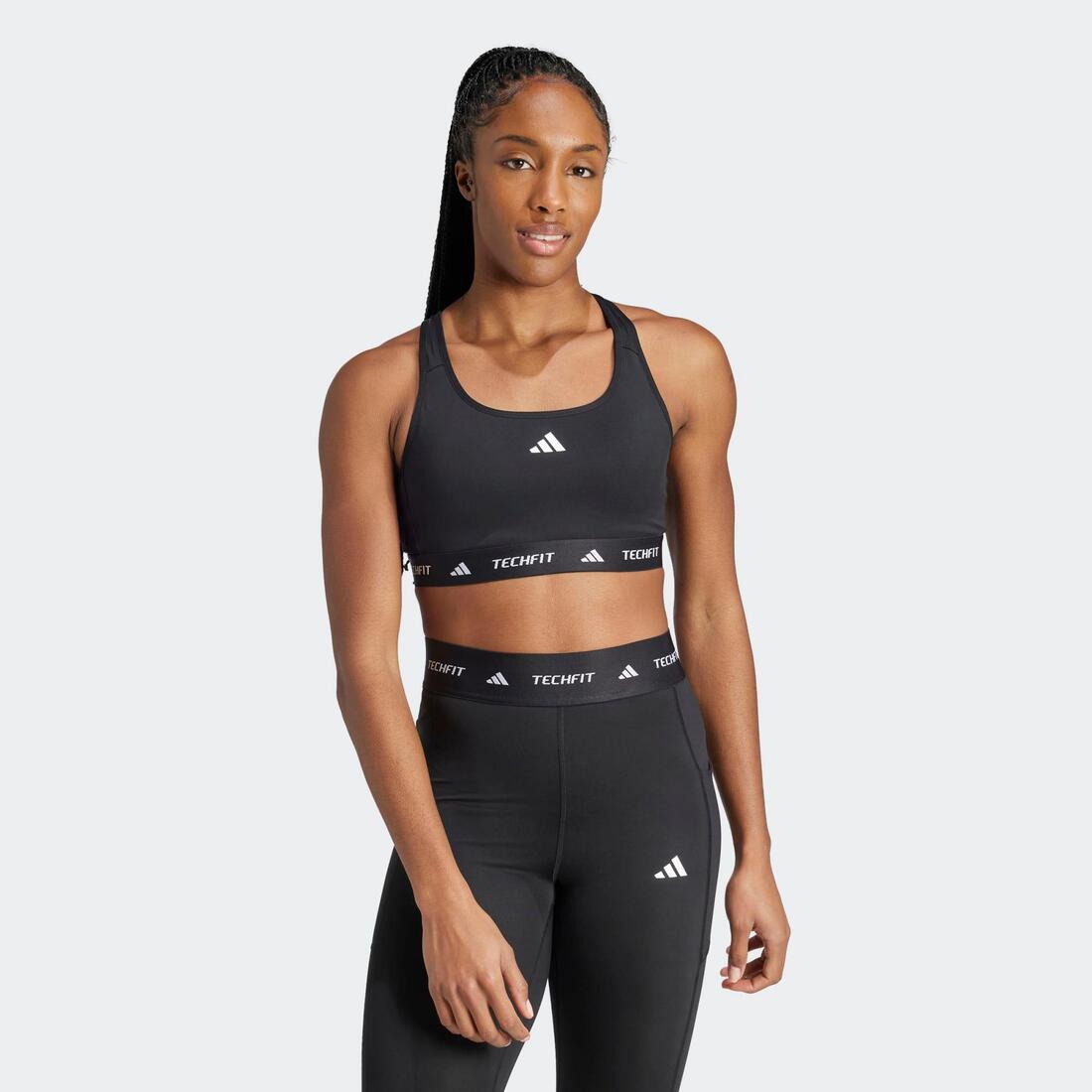 Brassière de fitness pour femme, noire