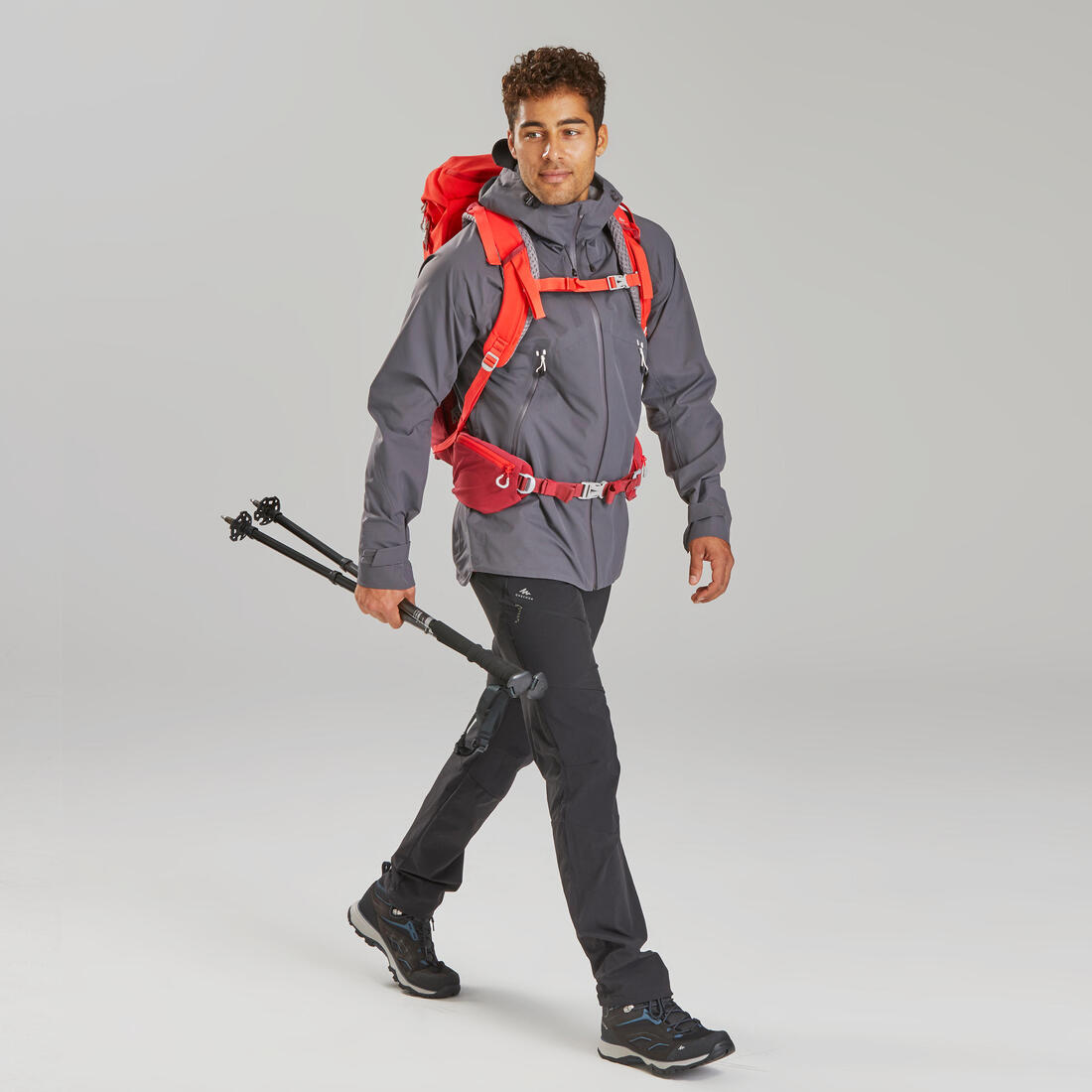 Veste légère imperméable de randonnée - mh500 - homme