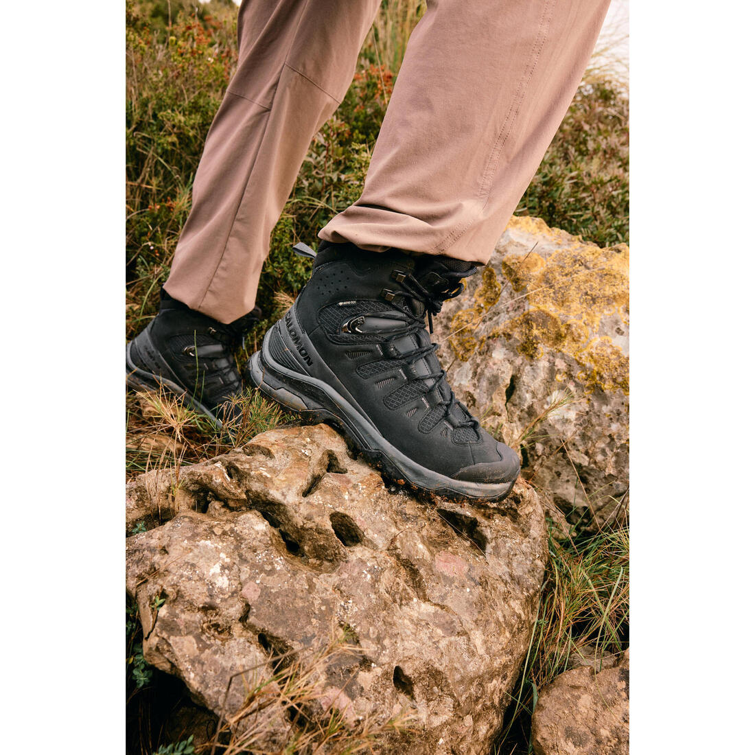 Chaussures trekking cuir imperméables Gore-Tex® - Salomon Quest 5 GTX - homme