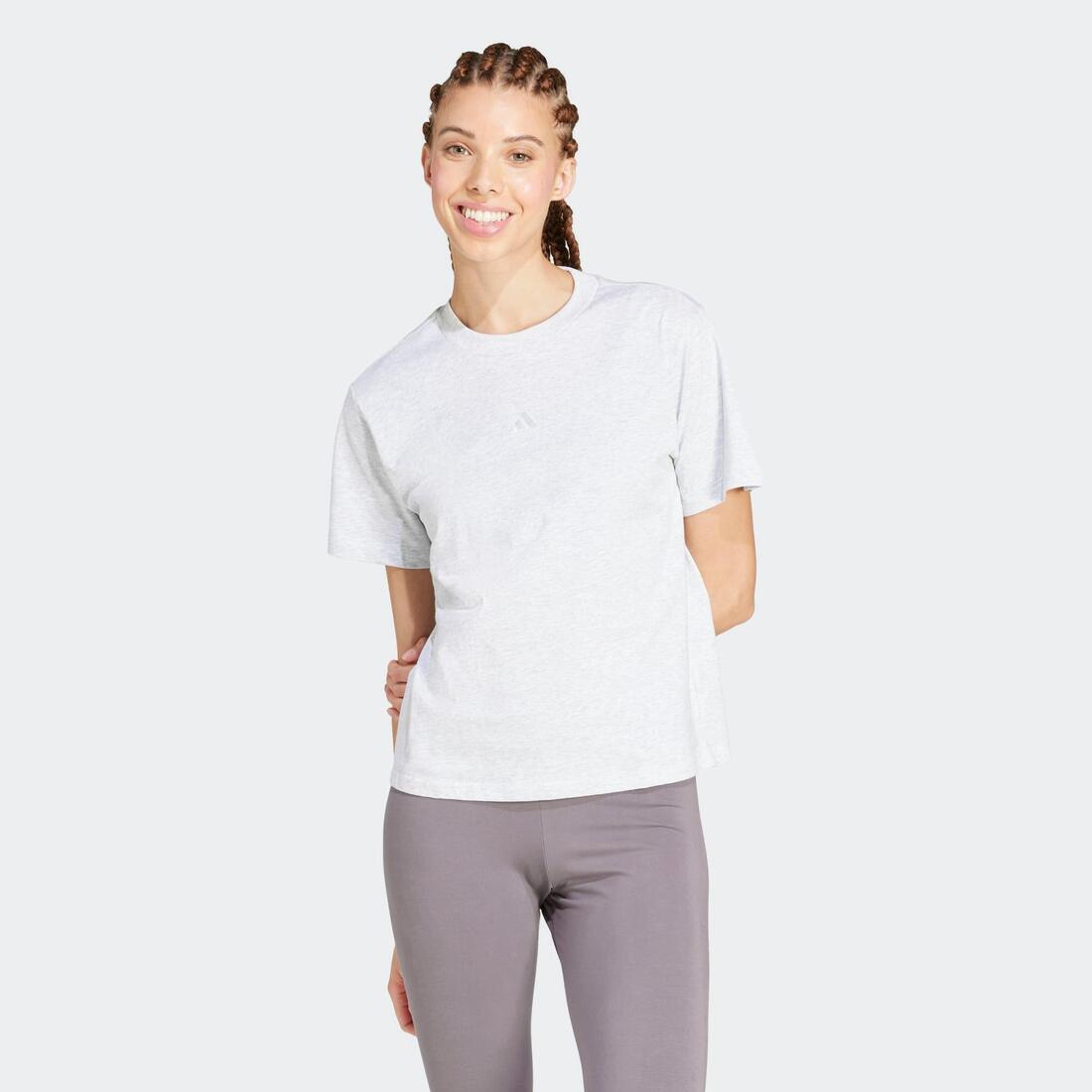 T-shirt de fitness en coton femme