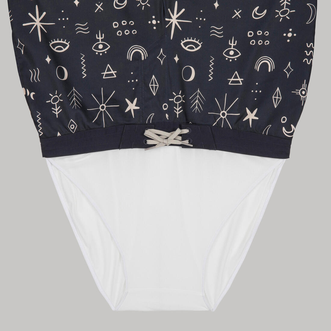 Boardshort surf short de bain mi-long 18'' homme, 100 Supagirl