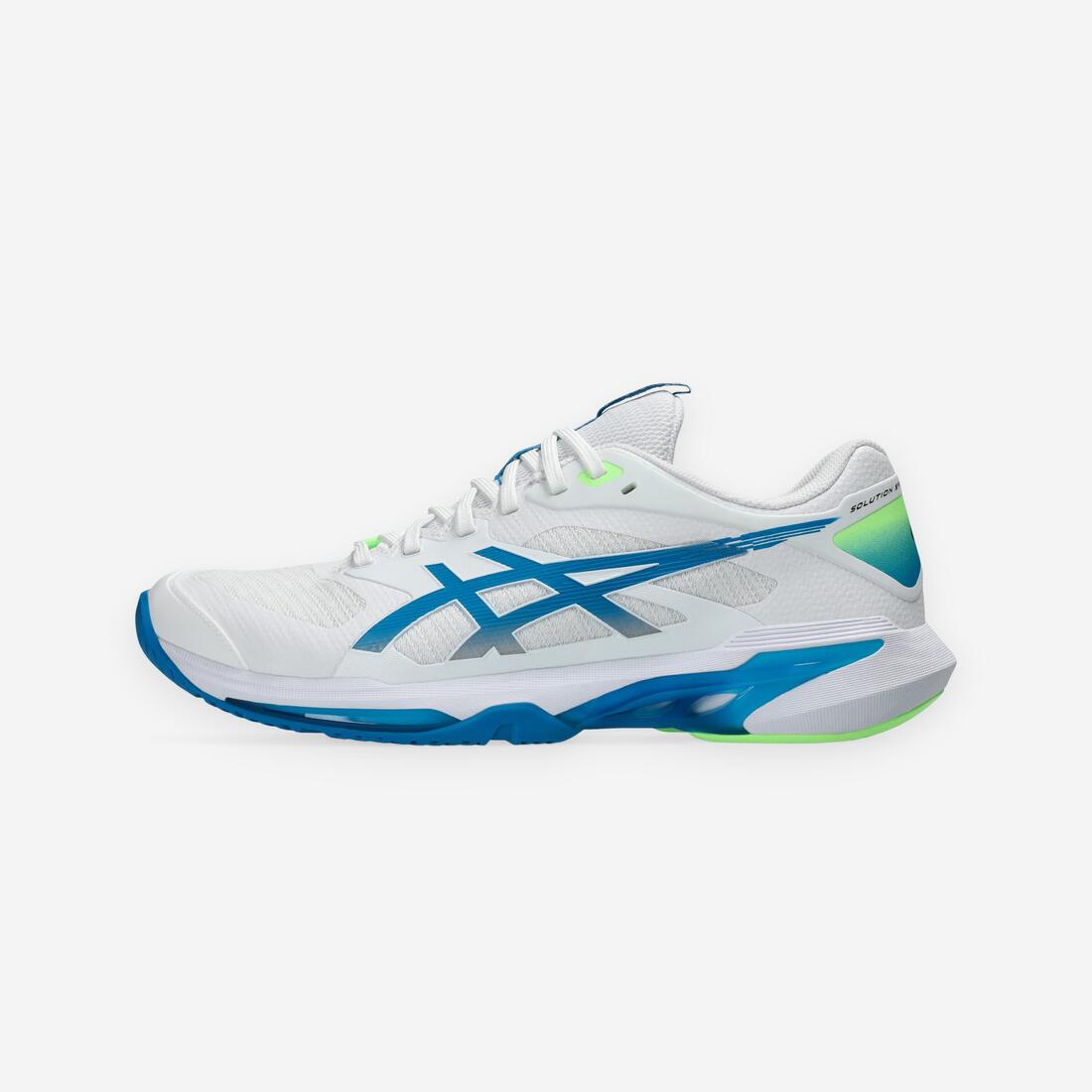 Chaussures de tennis multicourt homme, Solution Speed FF 4 blanc bleu