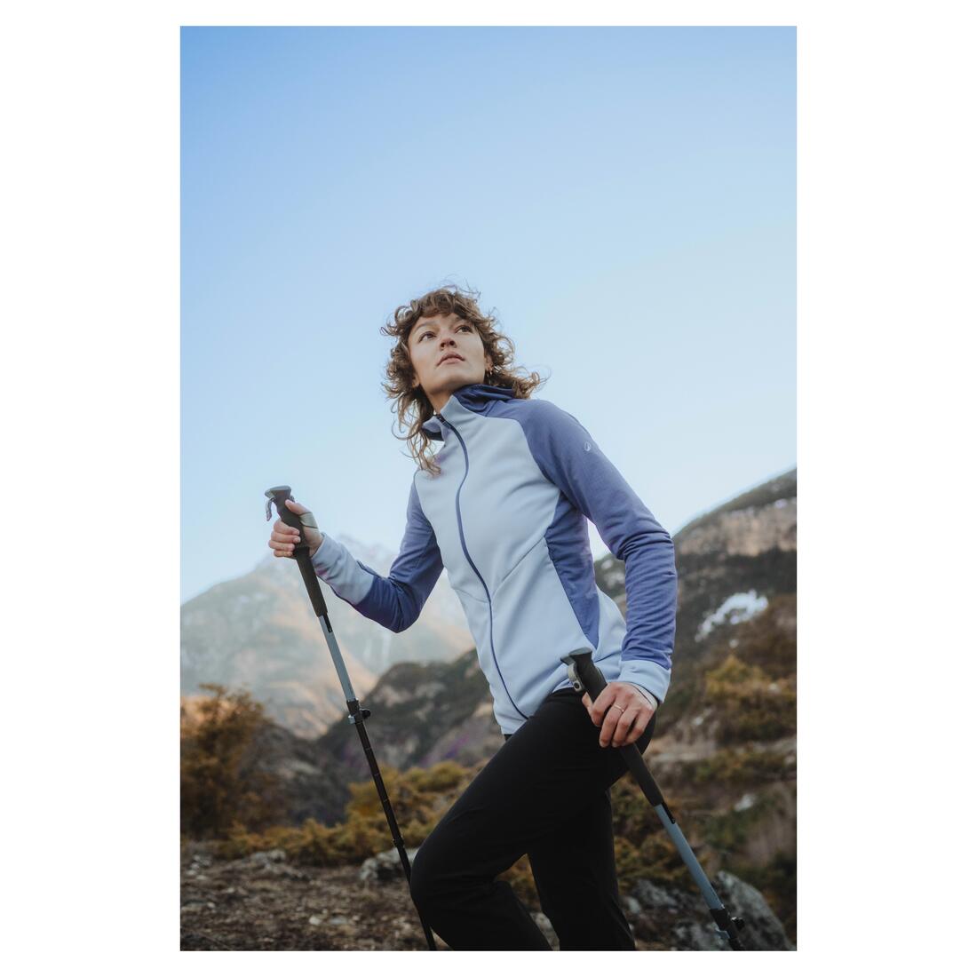 Veste polaire fine de randonnée - MH520 Light - Femme