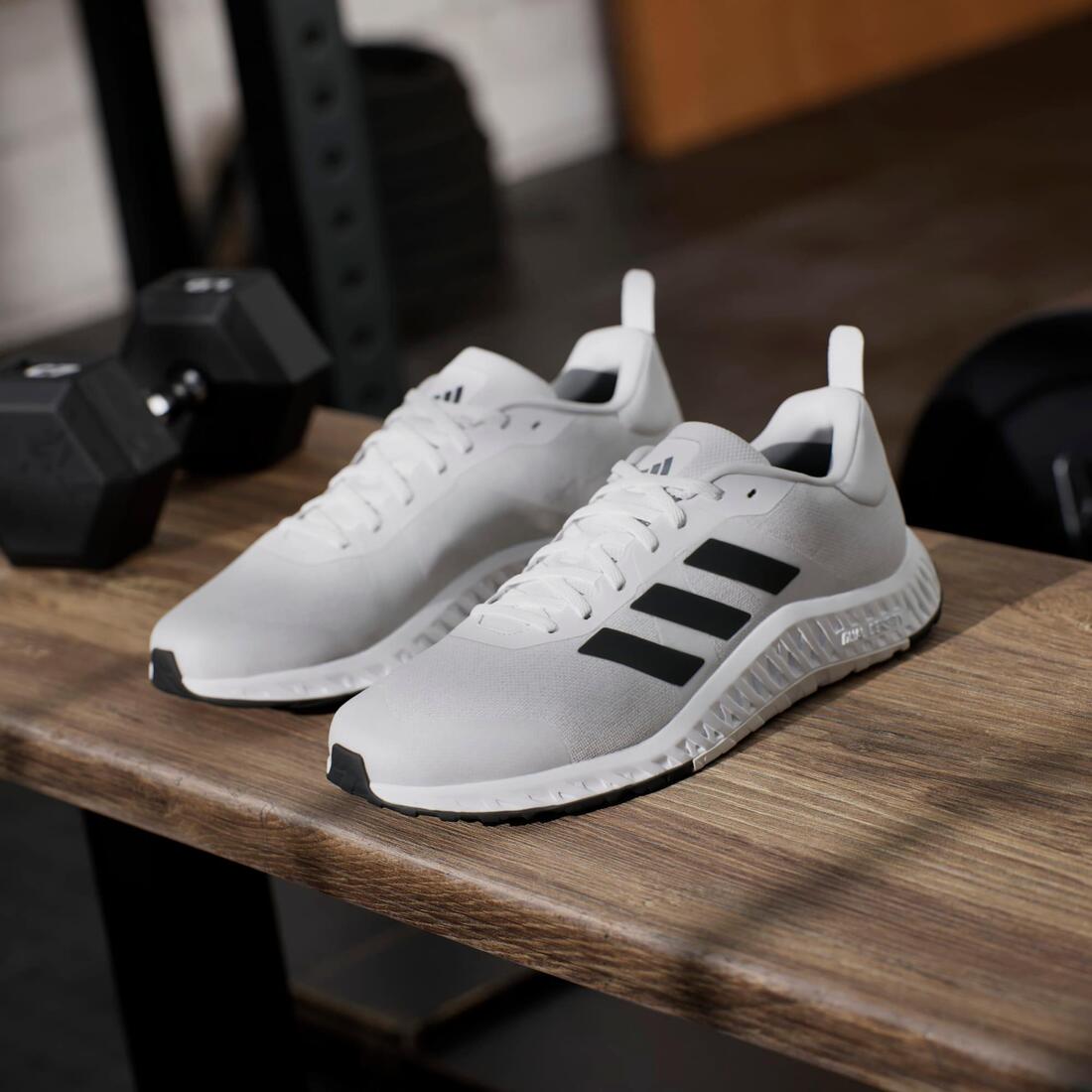 Chaussures Everyset fitness homme, blanc et noir