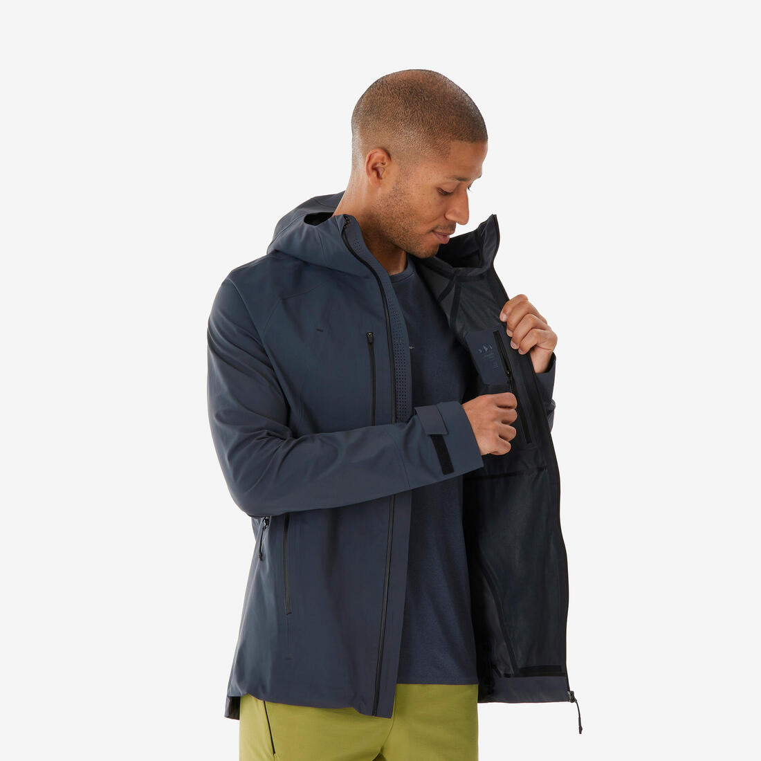 Veste de randonnée imperméable et légère homme, MH900
