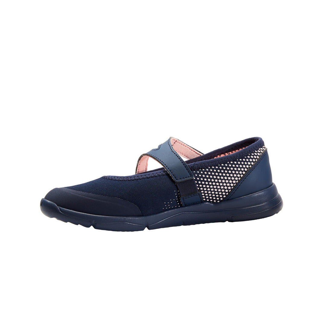Ballerines à scratch enfant - PW 160 BR'EASY JR corail du 28 au 39