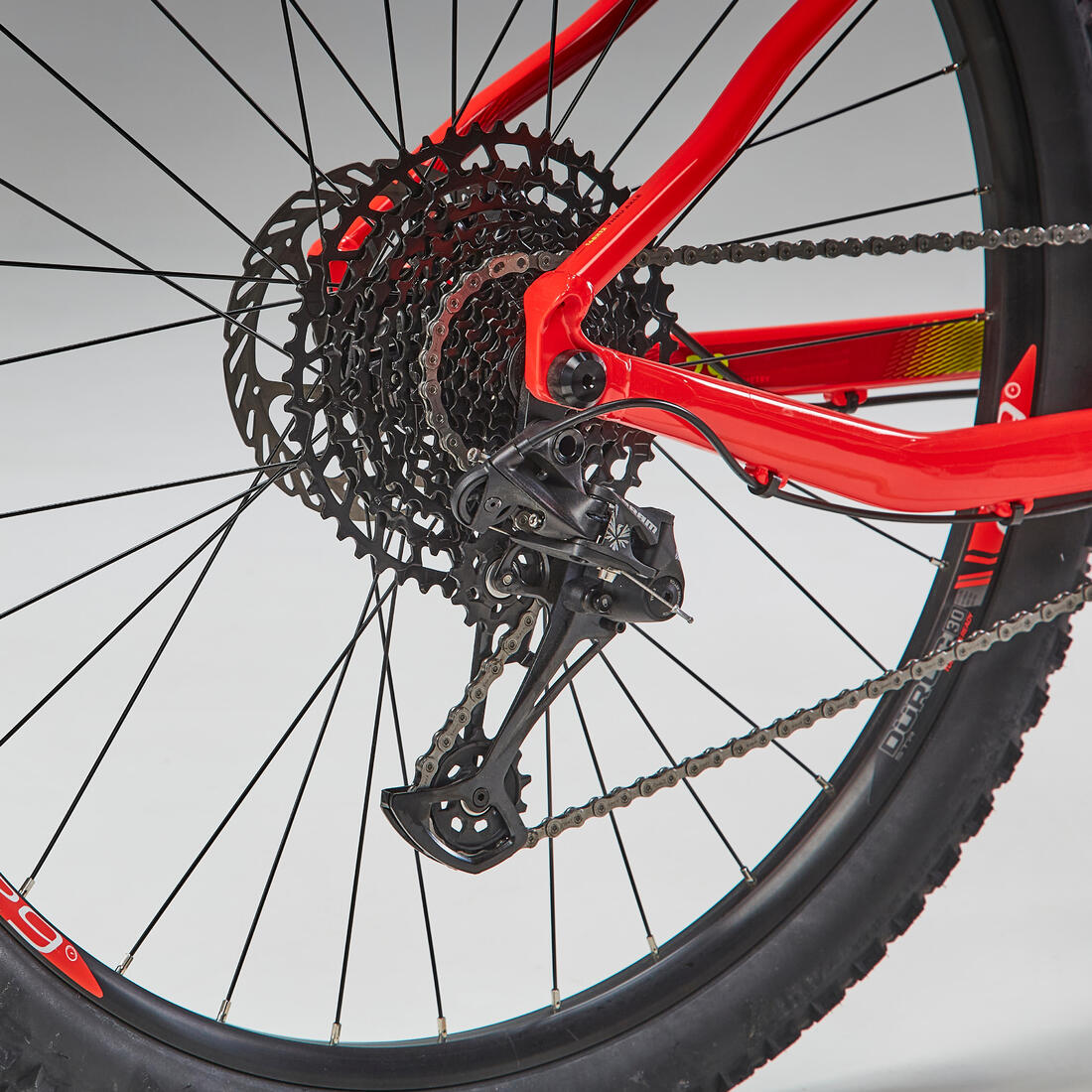 Vélo VTT cross country XC 120 cadre aluminium rouge