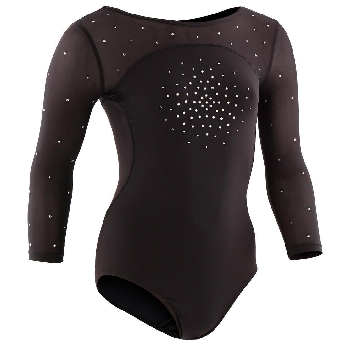 Justaucorps gym fille – noir