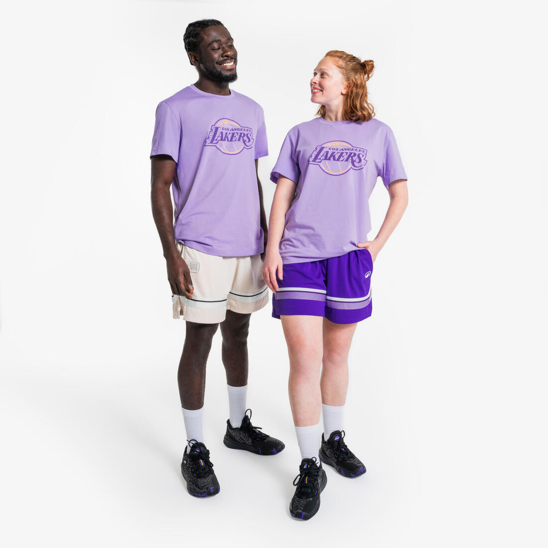 Short de basketball NBA Lakers homme/femme - SH 900 AD