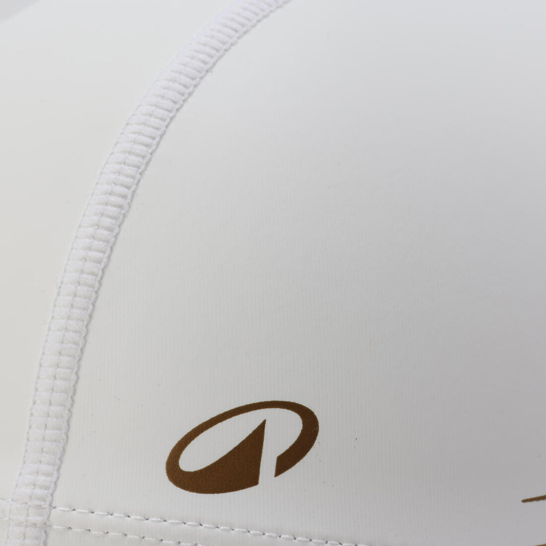 Bonnet de bain en maille enduite - tissu imprimé - taille m - blanc line