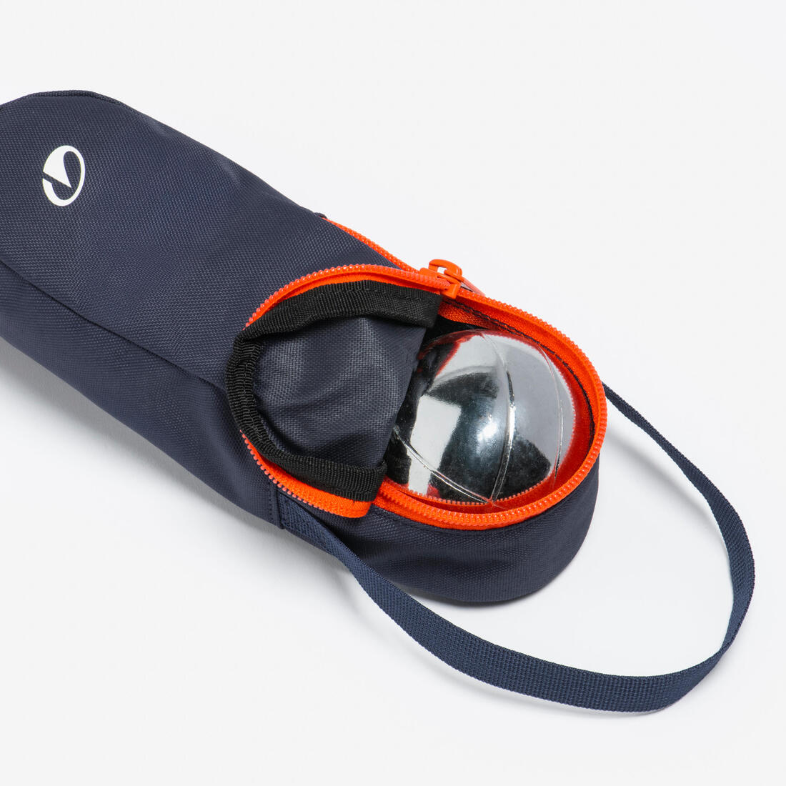 SACOCHE SOUPLE POUR 3 BOULES DE PÉTANQUE BLEUE