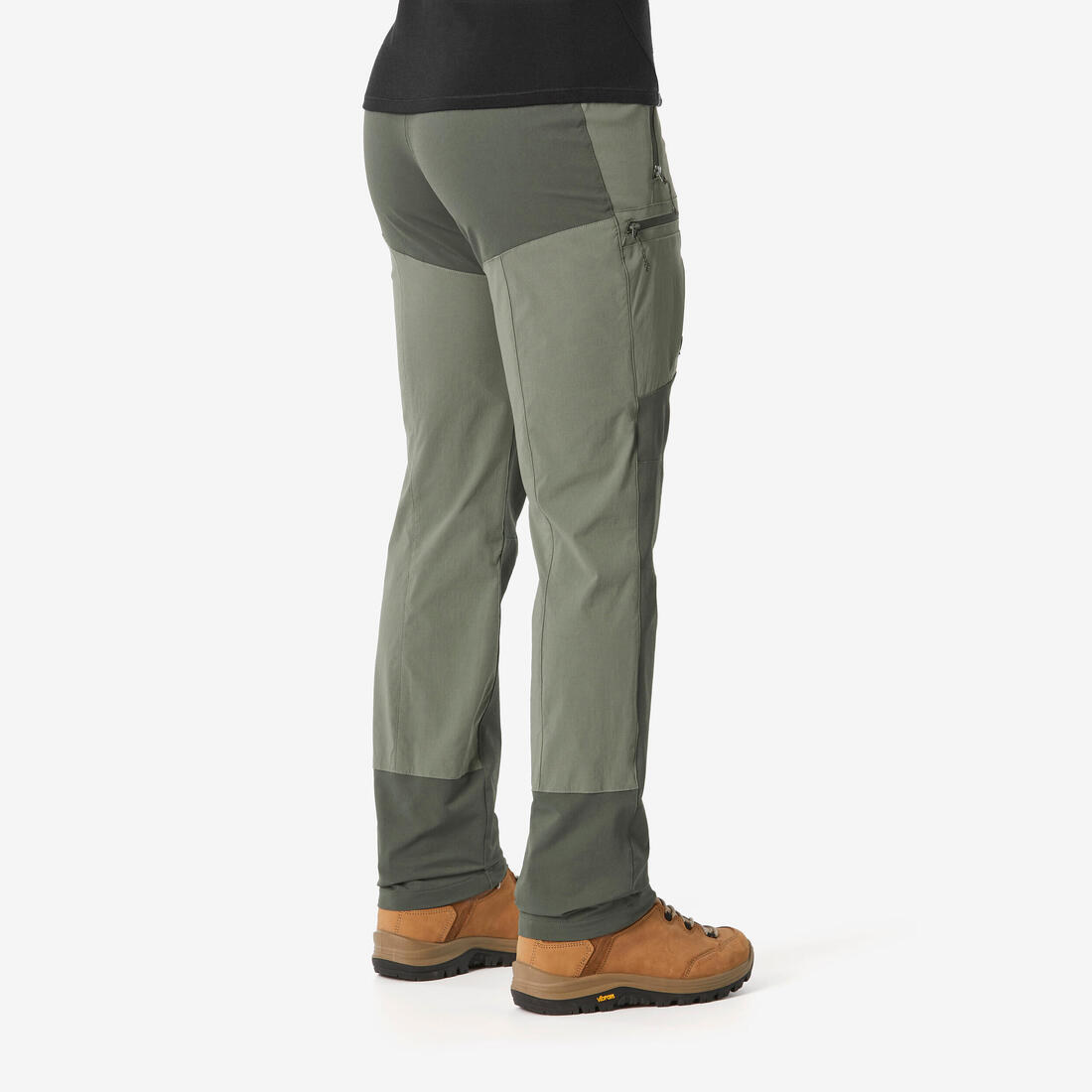 Pantalon résistant de trek montagne - MT500 beige - Femme v2