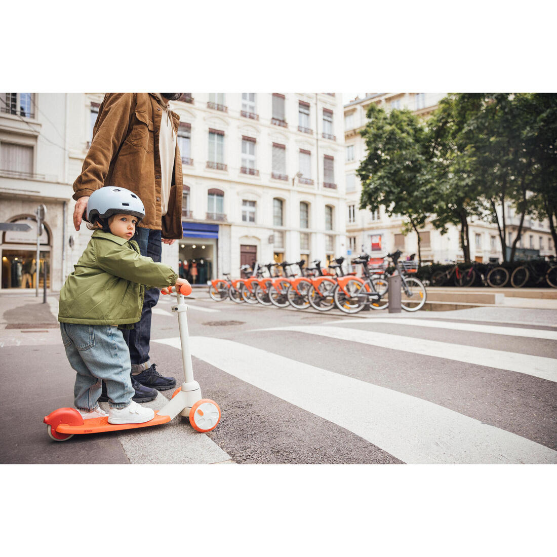 Trottinette enfant 3 roues, B500 lavender