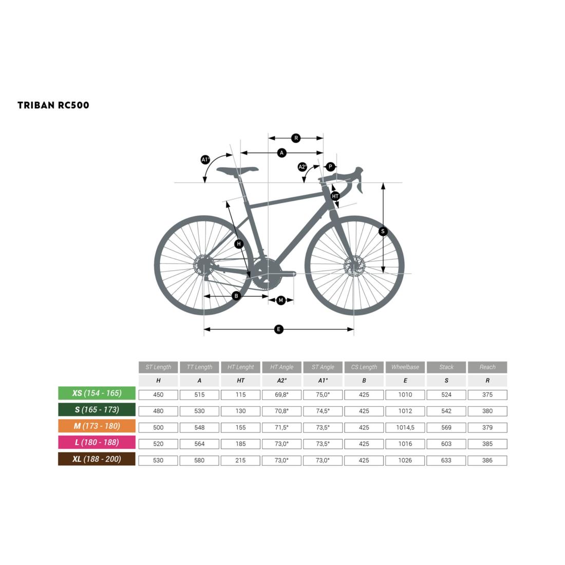 VELO ROUTE CYCLOTOURISTE RC500 MICROSHIFT 9V
