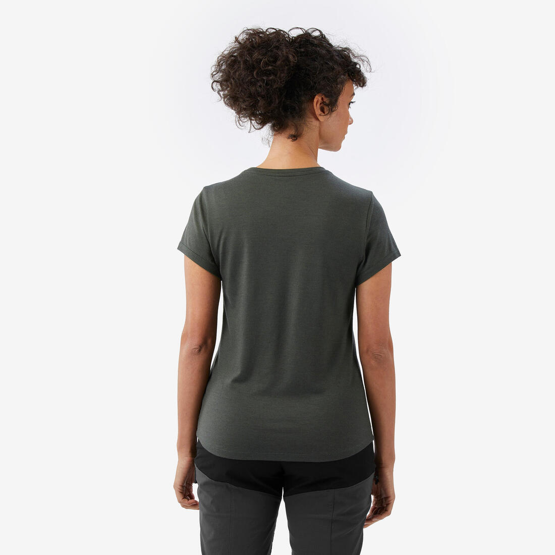 T-shirt manches courtes 100 % laine mérinos femme, Merino 100%