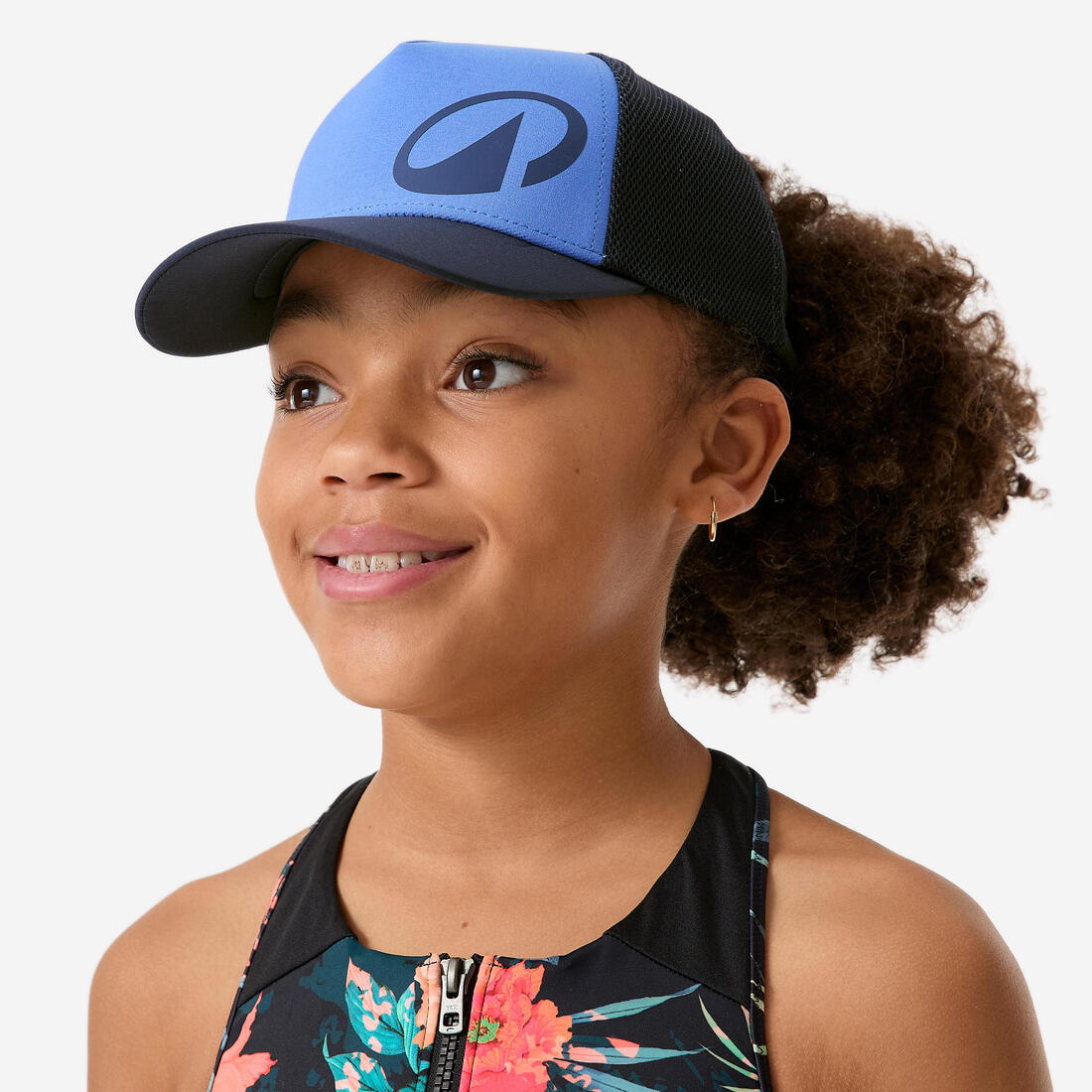 Casquette trucker surf Junior - Posy bleue