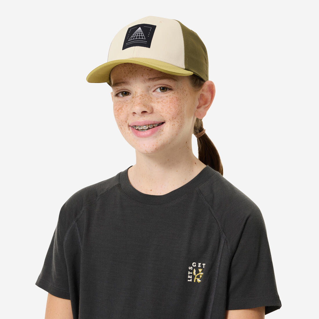 Casquette de randonnée 7-15 ans enfant, MH100