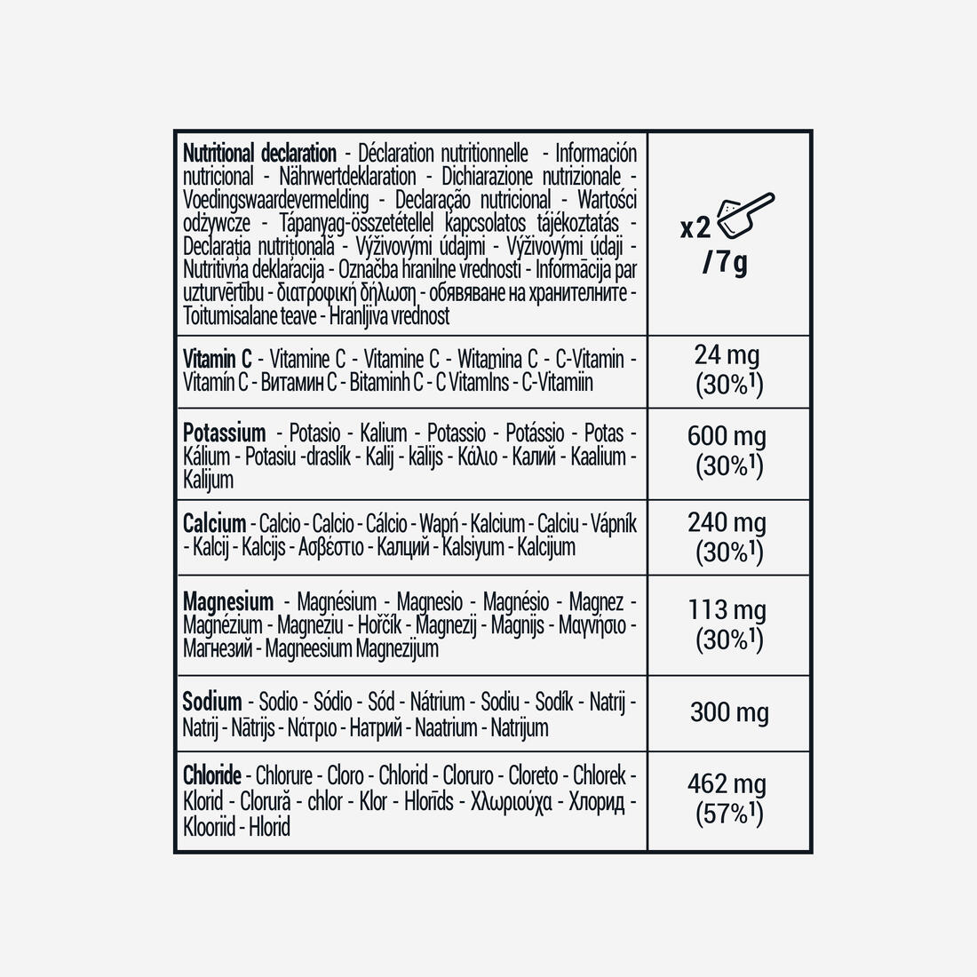 Boisson électrolytes en poudre sans sucres citron, 210g