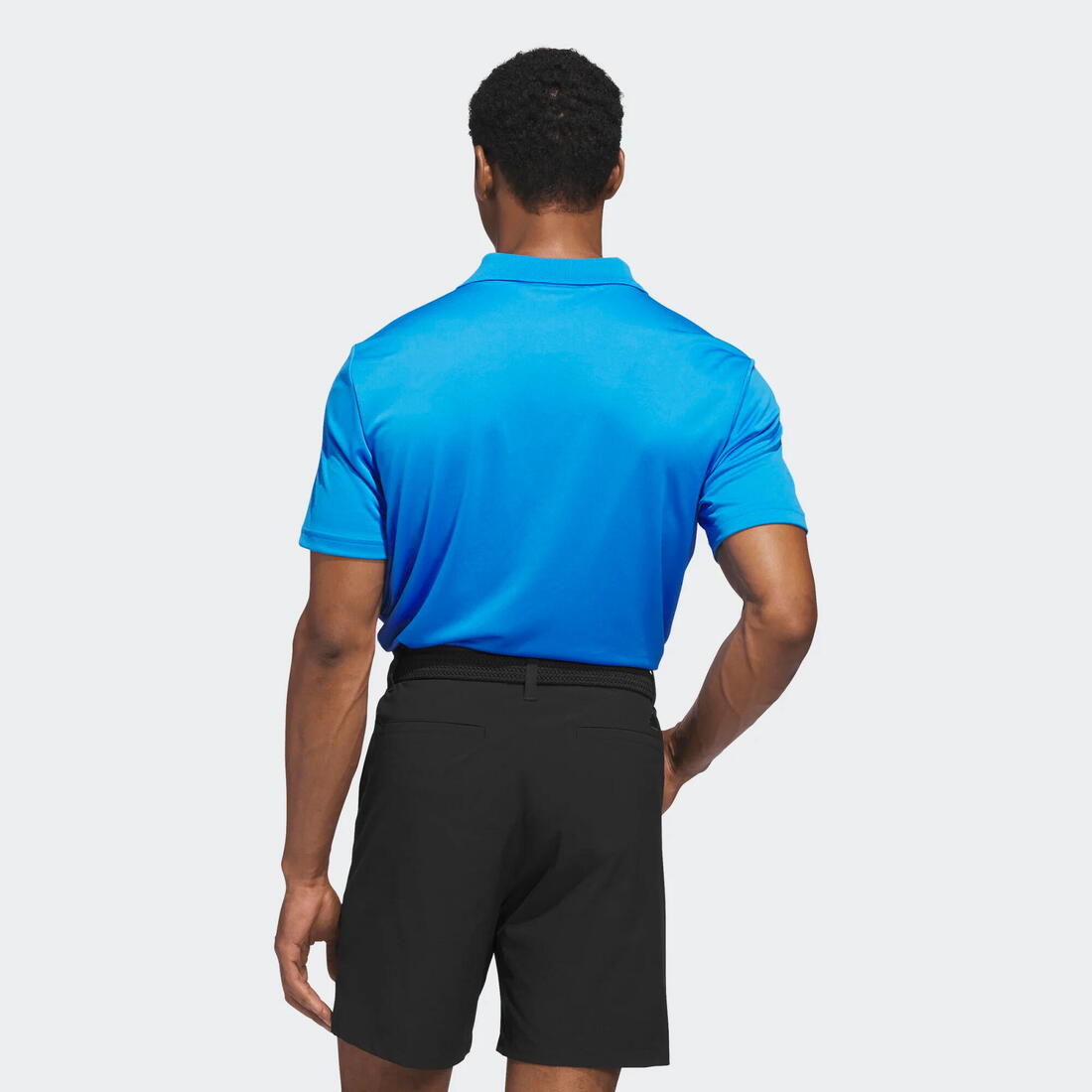 Polo de golf performance manches courtes homme, bleu