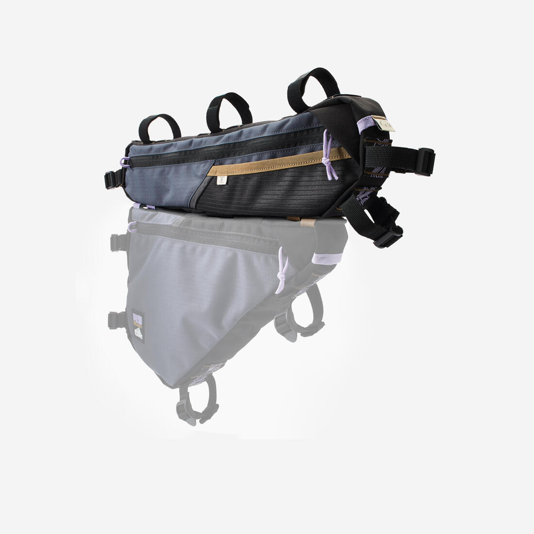 SACOCHE VELO DE CADRE HALF-FRAME 2,5 LITRES BIKEPACKING  ADVT 500