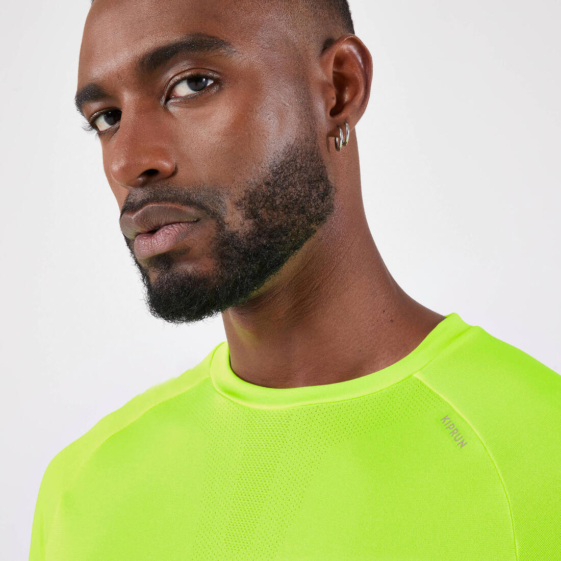 T-shirt de running sans coutures homme - kiprun run 500 confort