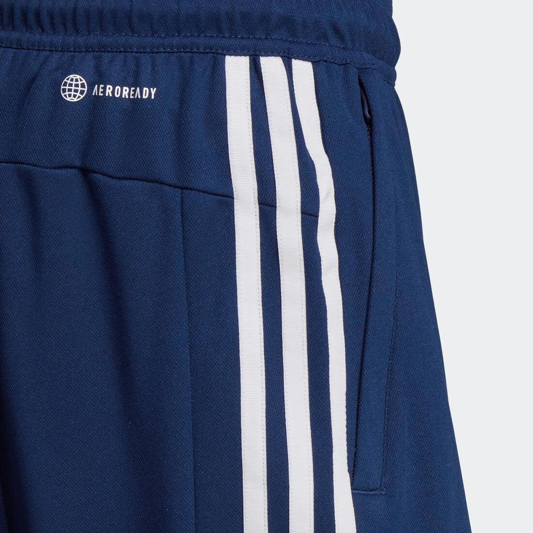 Short de fitness homme, bleu
