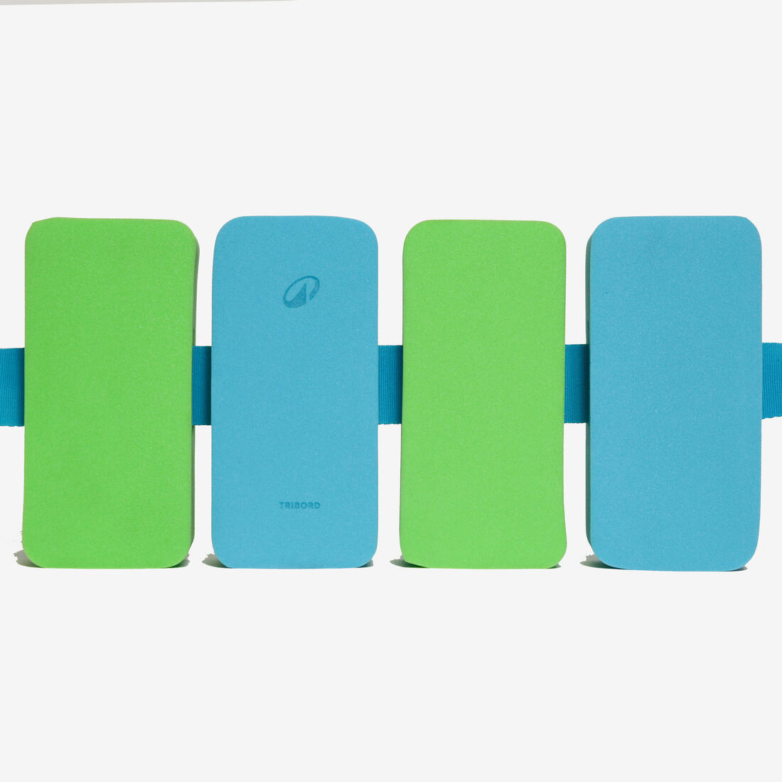 Ceinture De Natation 15-60 kg avec Pains De Mousse Bleus Verts