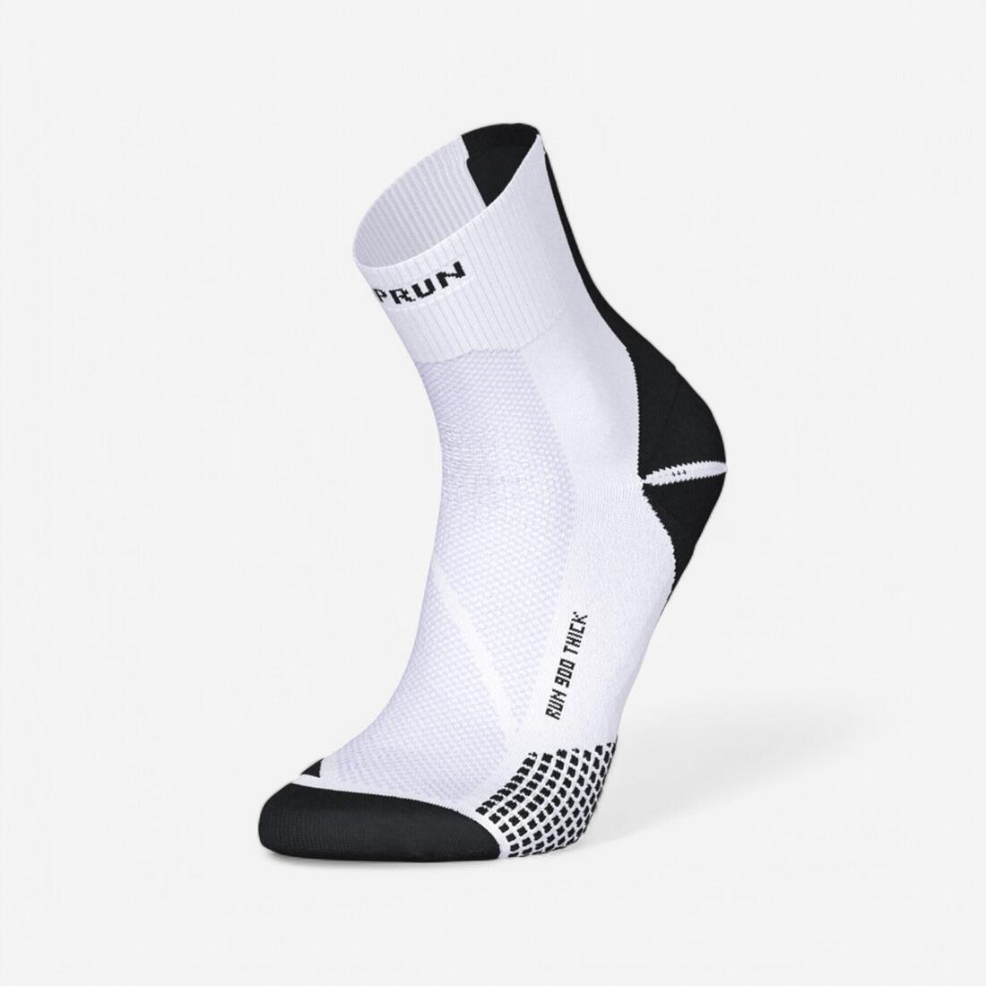 Chaussettes de running KIPRUN run900 épaisses mid noires