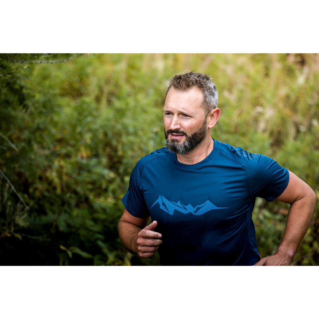 T-shirt de trail running résistant Homme - KIPRUN Run 500 Graph
